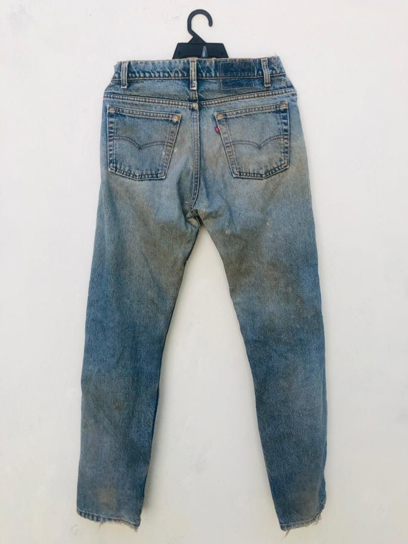 Levi's Vintage Clothing × Vintage Vintage Levis Distressed Designer Fashion Style Size US 30 / EU 46 - 2 Thumbnail