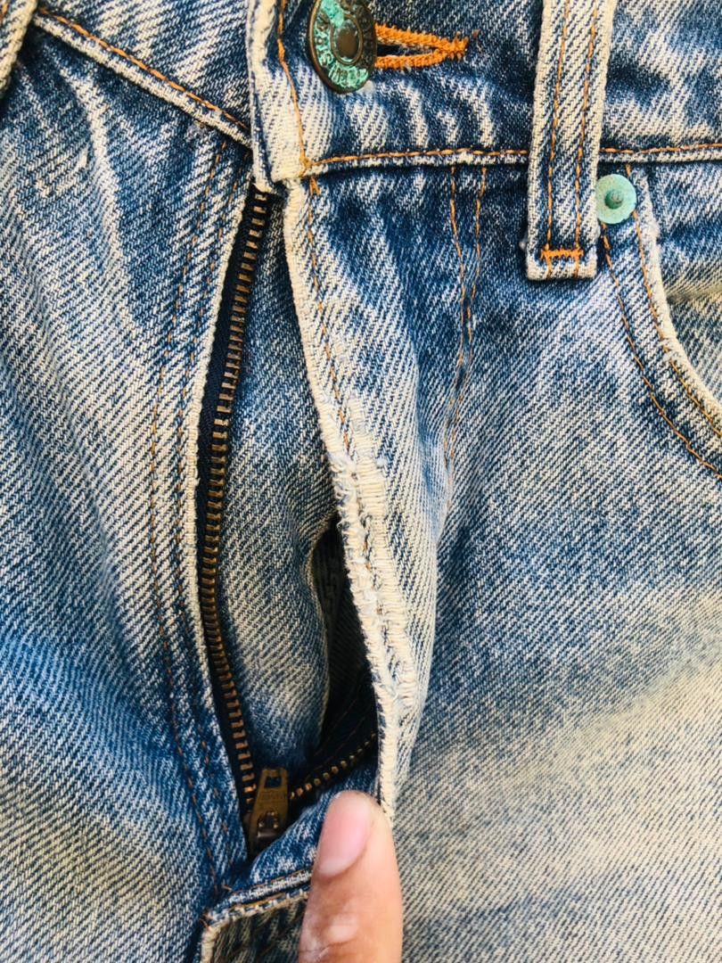 Levi's Vintage Clothing × Vintage Vintage Levis Distressed Designer Fashion Style Size US 30 / EU 46 - 8 Thumbnail
