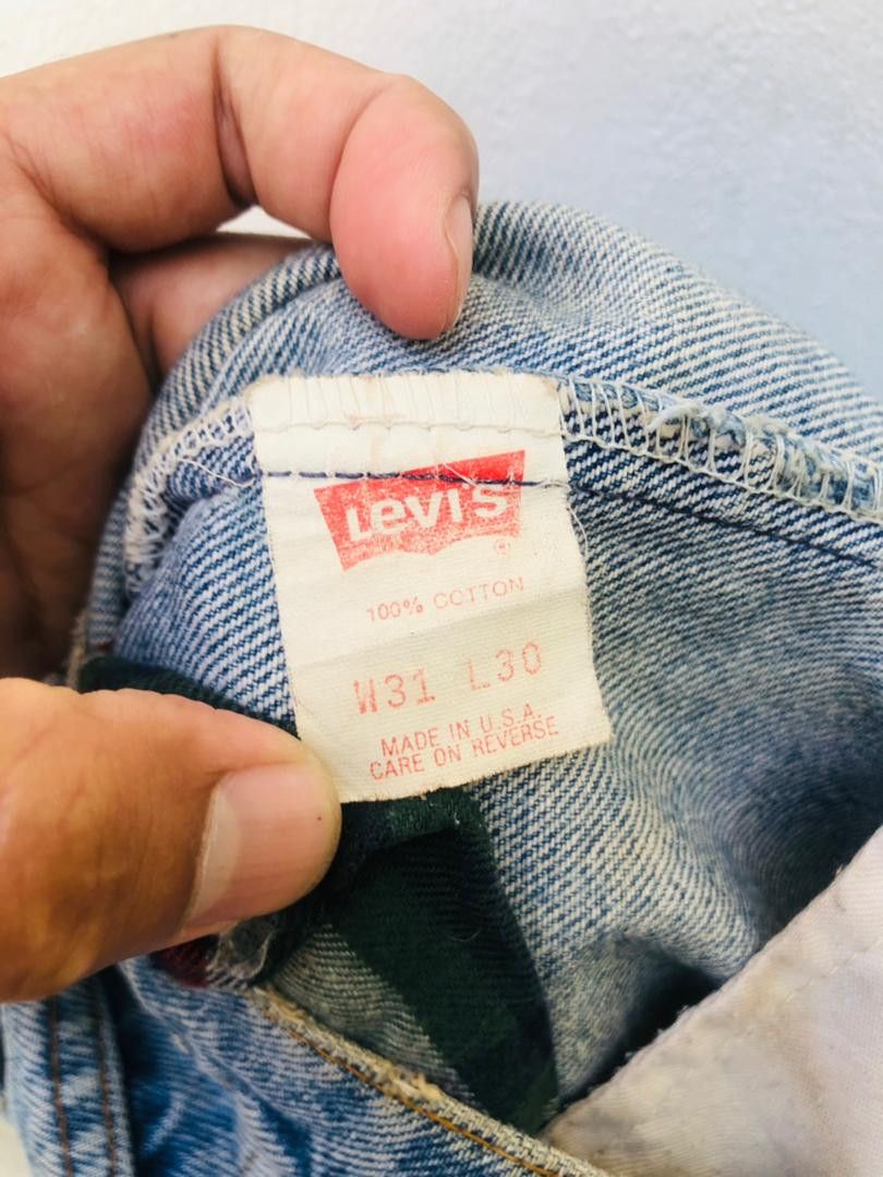 Levi's Vintage Clothing × Vintage Vintage Levis Distressed Designer Fashion Style Size US 30 / EU 46 - 10 Thumbnail