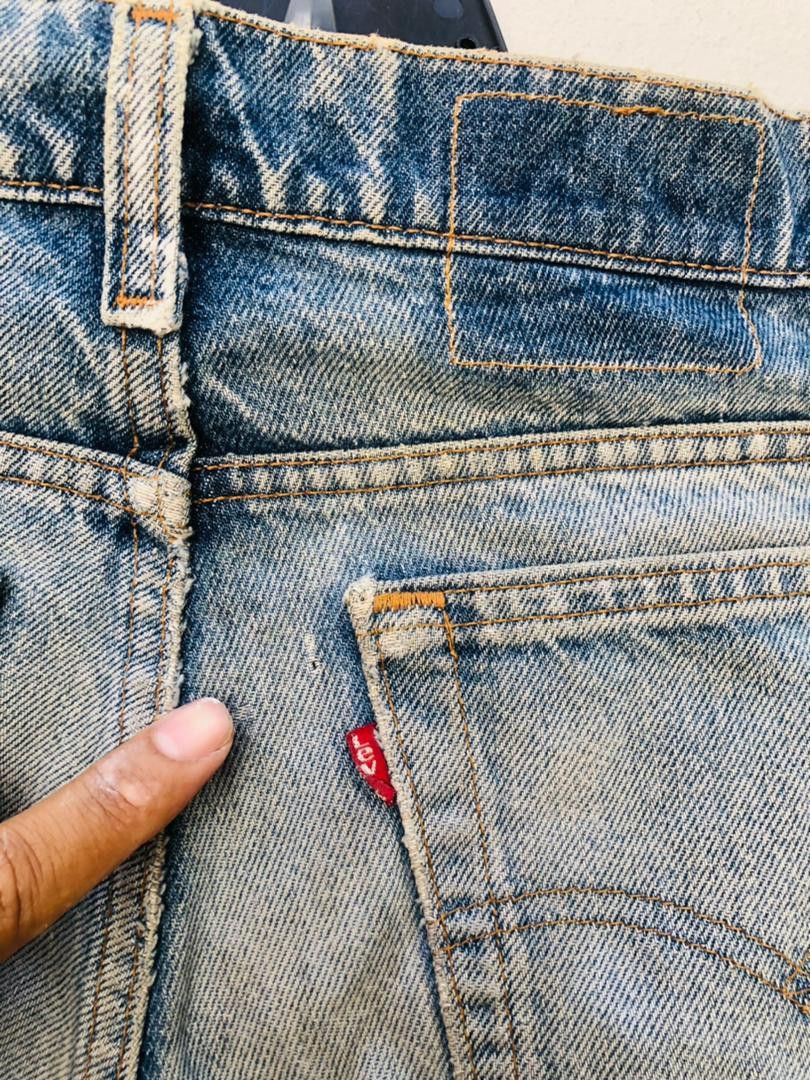 Levi's Vintage Clothing × Vintage Vintage Levis Distressed Designer Fashion Style Size US 30 / EU 46 - 13 Thumbnail