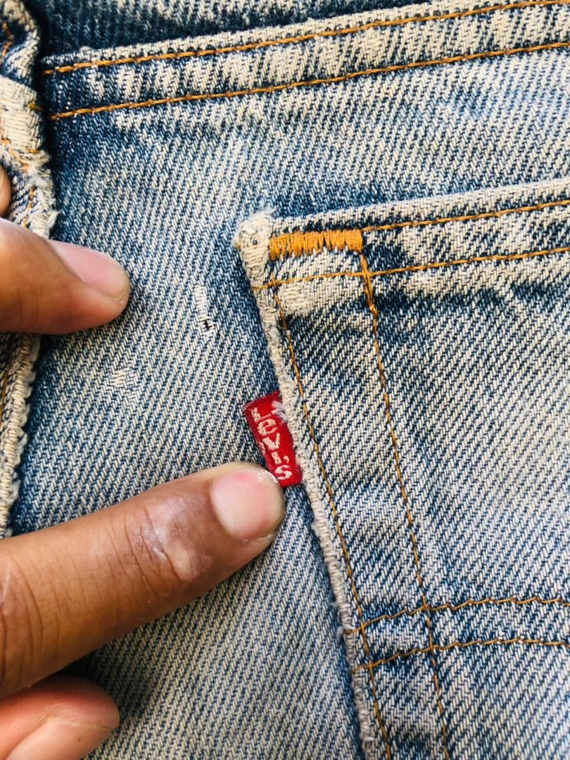 Levi's Vintage Clothing × Vintage Vintage Levis Distressed Designer Fashion Style Size US 30 / EU 46 - 12 Thumbnail