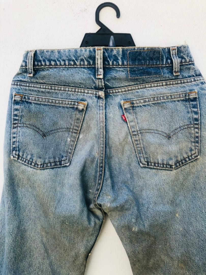 Levi's Vintage Clothing × Vintage Vintage Levis Distressed Designer Fashion Style Size US 30 / EU 46 - 9 Thumbnail