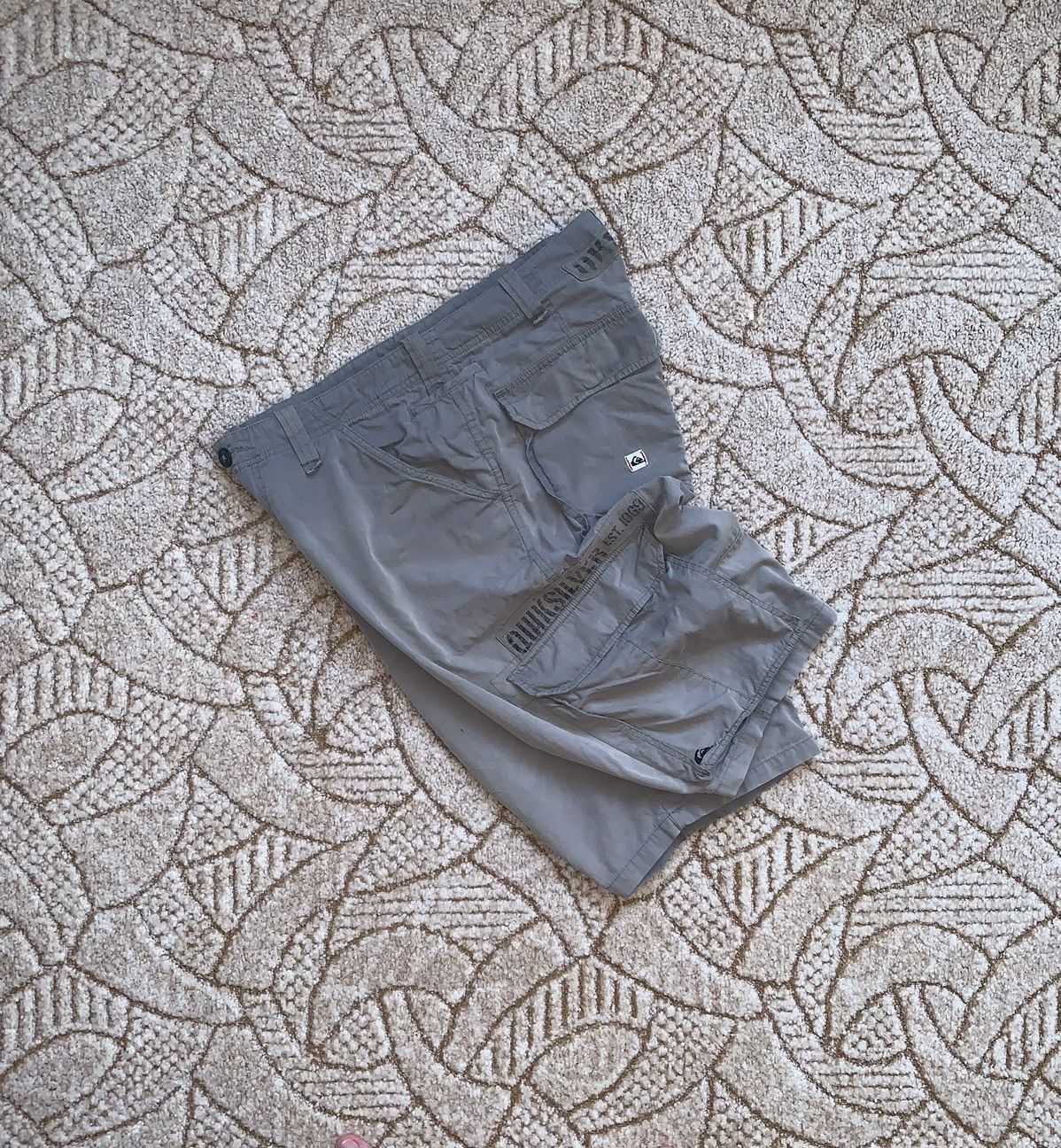 Quicksilver × Quiksilver Vintage quiksilver M faded khaki military cargo shorts 🩳 Size US 34 / EU 50 - 7 Thumbnail