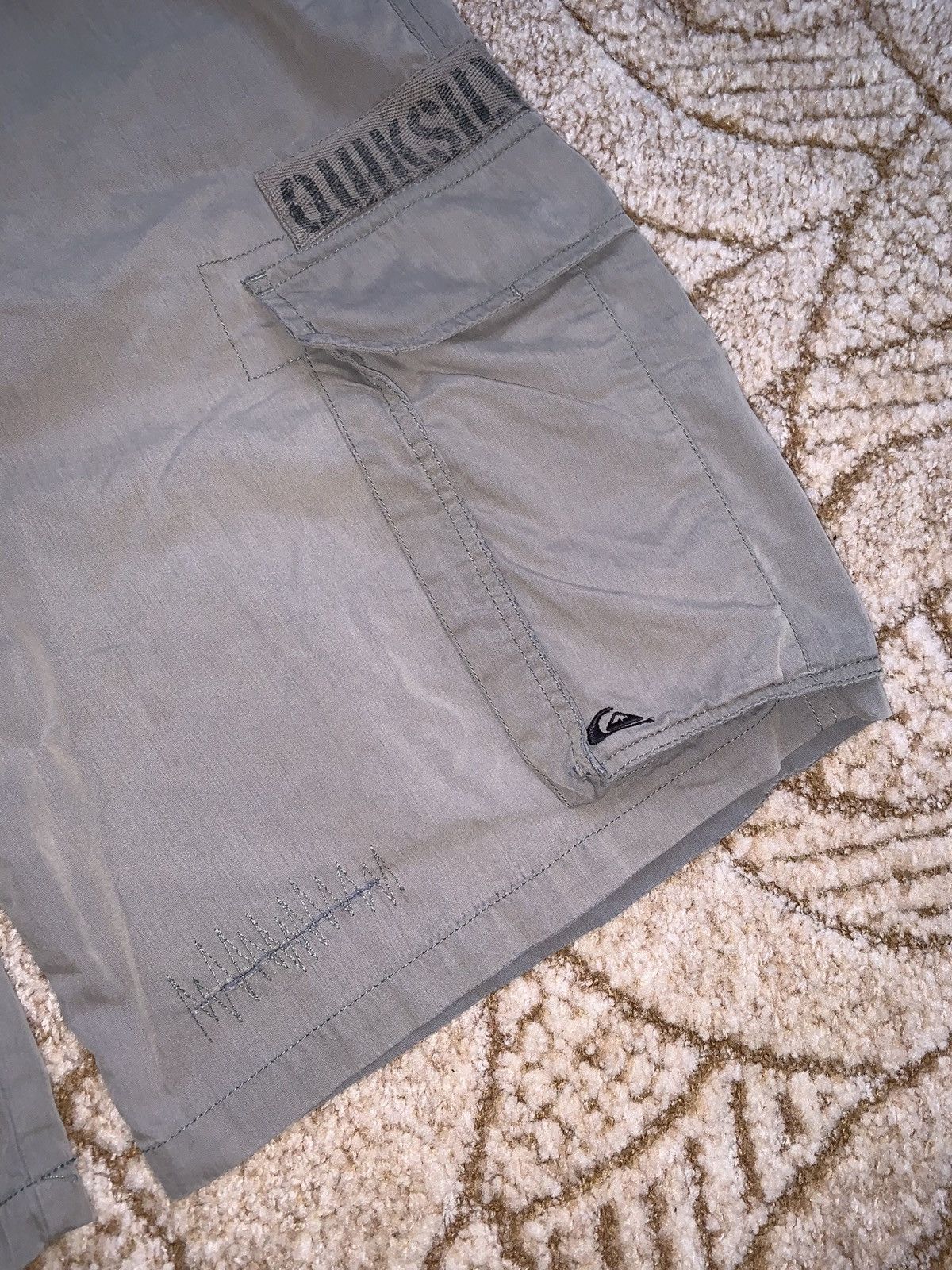 Quicksilver × Quiksilver Vintage quiksilver M faded khaki military cargo shorts 🩳 Size US 34 / EU 50 - 12 Thumbnail