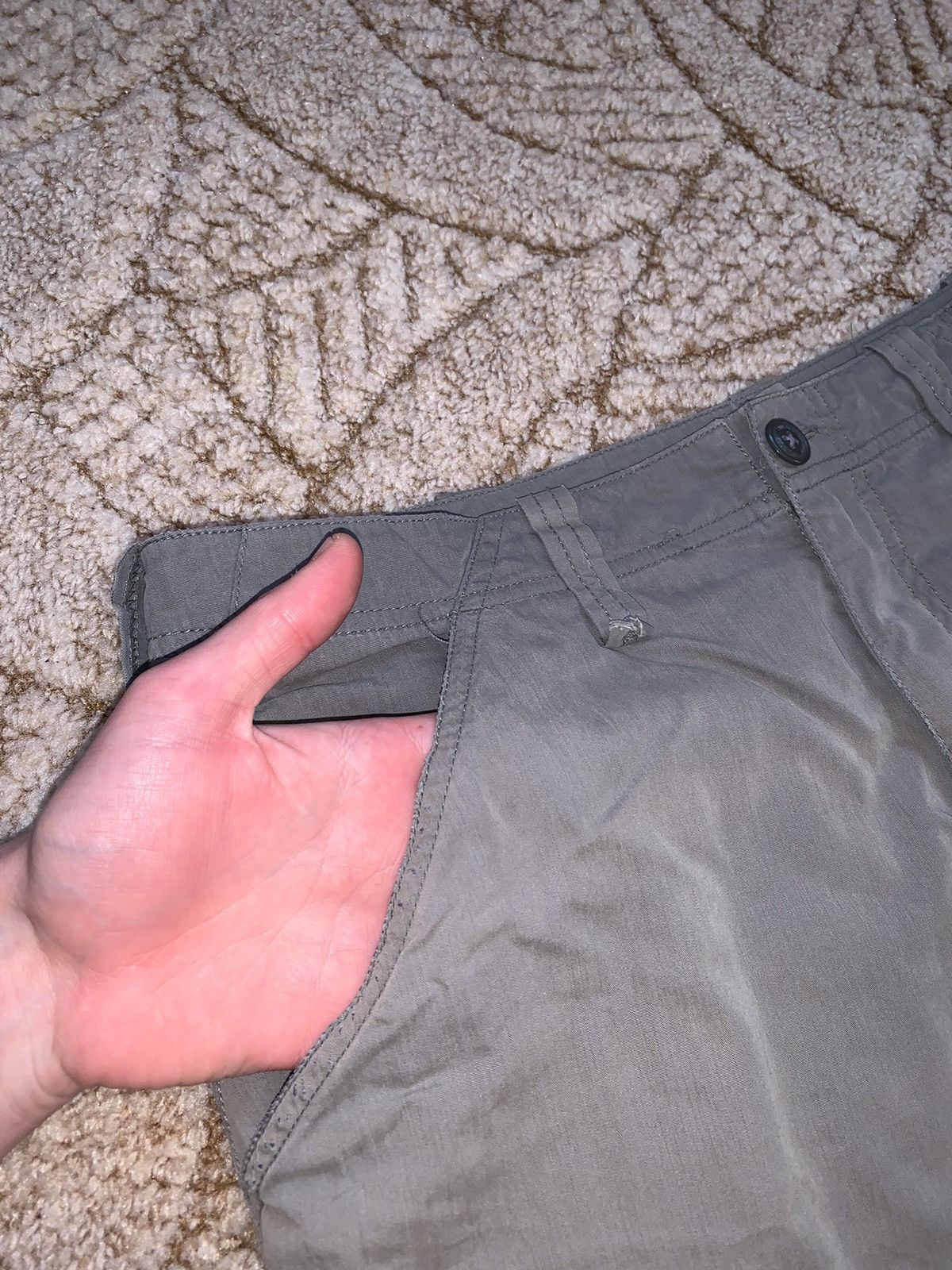 Quicksilver × Quiksilver Vintage quiksilver M faded khaki military cargo shorts 🩳 Size US 34 / EU 50 - 13 Thumbnail