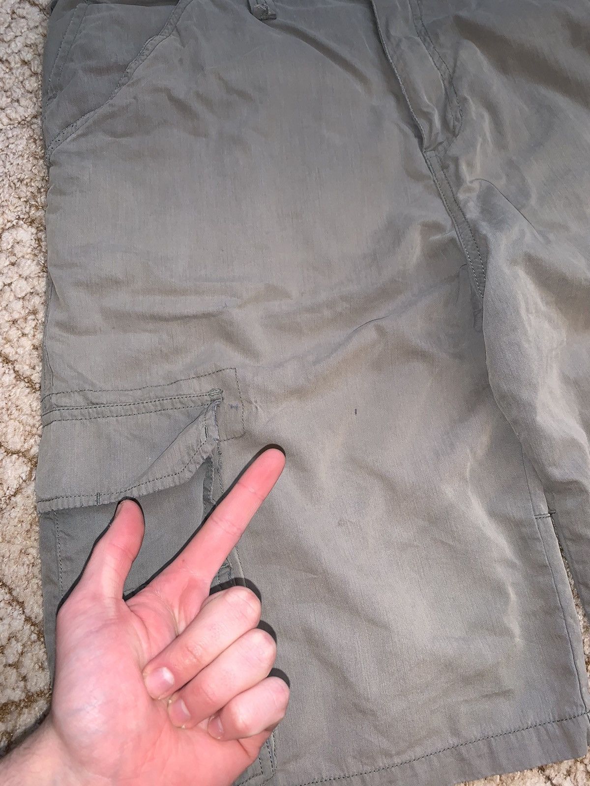 Quicksilver × Quiksilver Vintage quiksilver M faded khaki military cargo shorts 🩳 Size US 34 / EU 50 - 11 Thumbnail