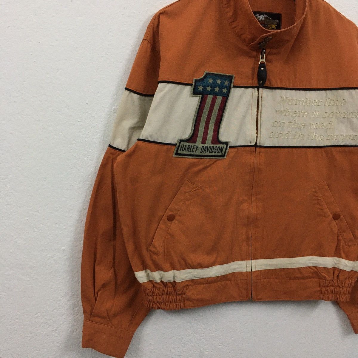 Harley Davidson × Vintage Rare Vintage Harley Davidson Embroidery Jacket Size US M / EU 48-50 / 2 - 8 Thumbnail
