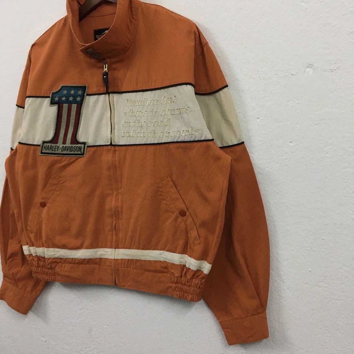 Harley Davidson × Vintage Rare Vintage Harley Davidson Embroidery Jacket Size US M / EU 48-50 / 2 - 7 Thumbnail
