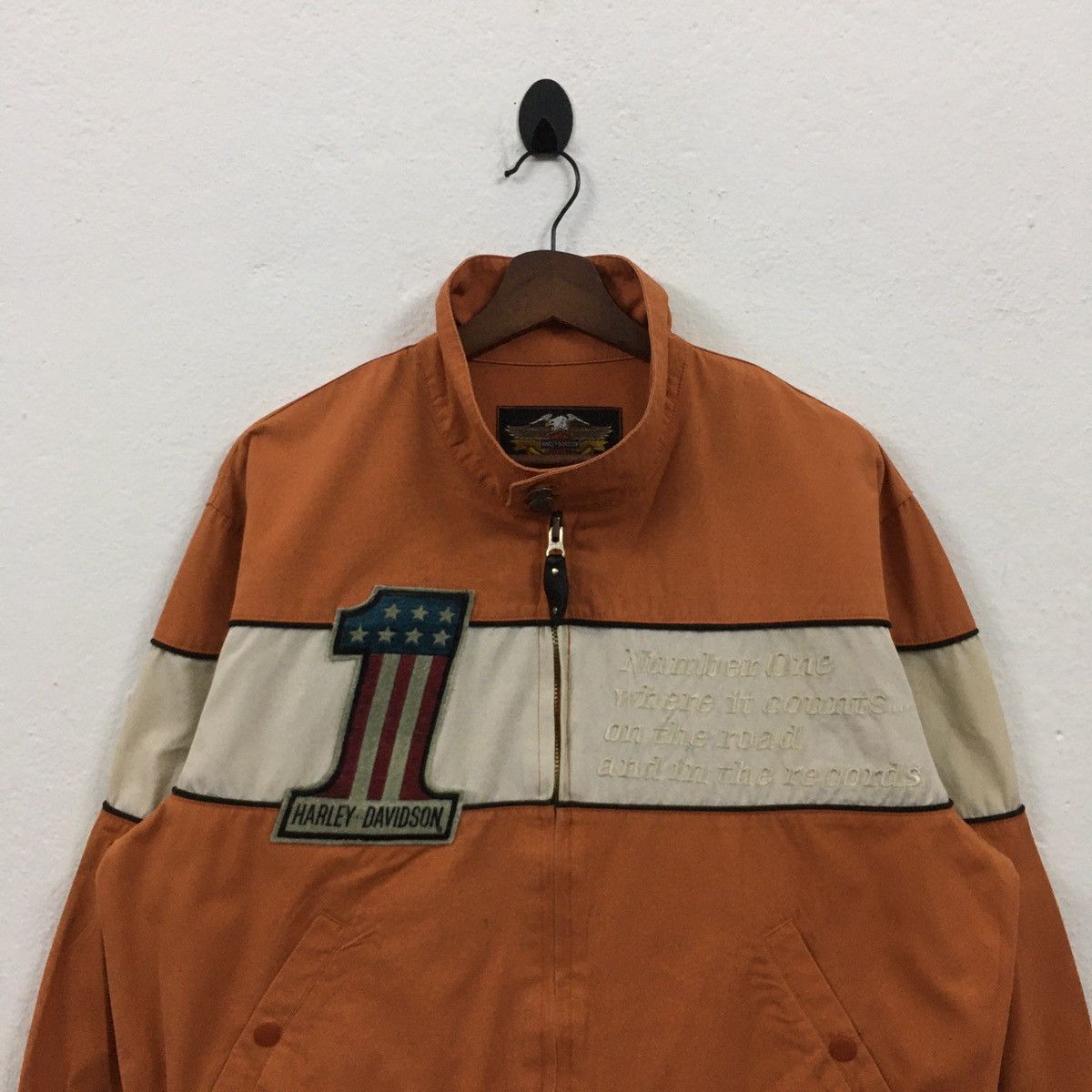 Harley Davidson × Vintage Rare Vintage Harley Davidson Embroidery Jacket Size US M / EU 48-50 / 2 - 5 Thumbnail