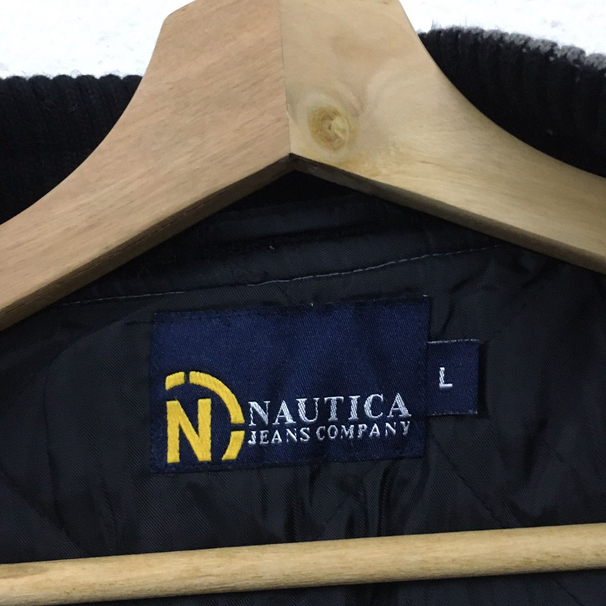 Nautica Rare Nautica Jeans Company Wool Varsity Jacket Size US L / EU 52-54 / 3 - 4 Thumbnail