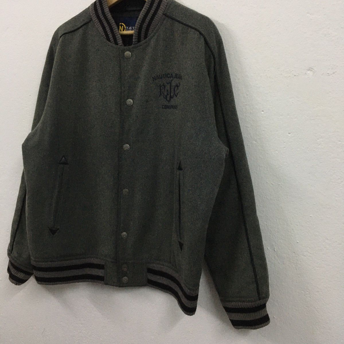Nautica Rare Nautica Jeans Company Wool Varsity Jacket Size US L / EU 52-54 / 3 - 10 Thumbnail