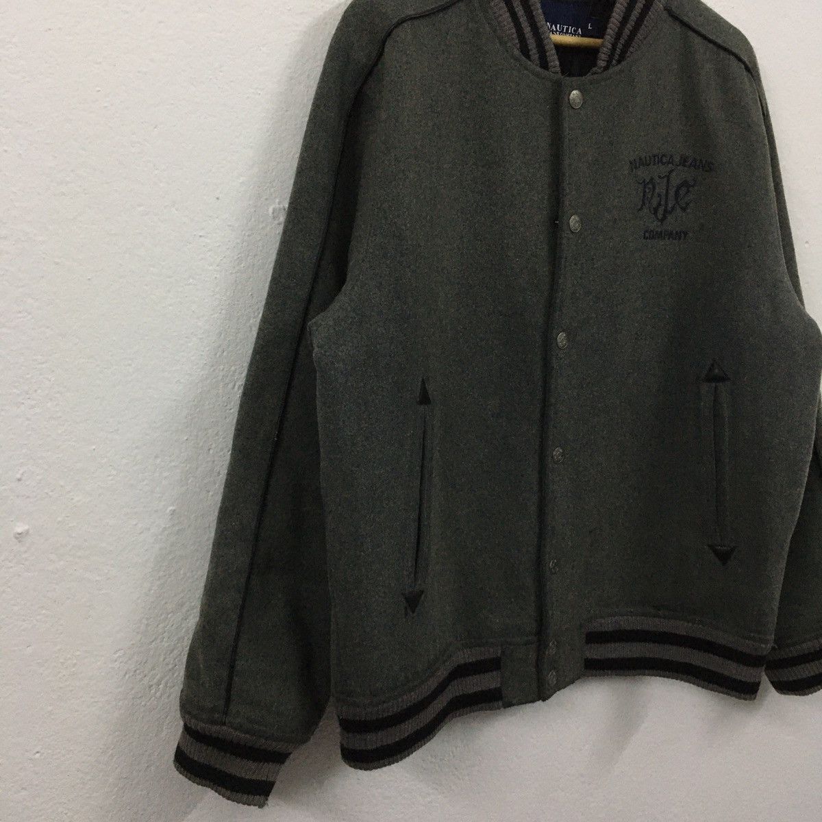 Nautica Rare Nautica Jeans Company Wool Varsity Jacket Size US L / EU 52-54 / 3 - 11 Thumbnail