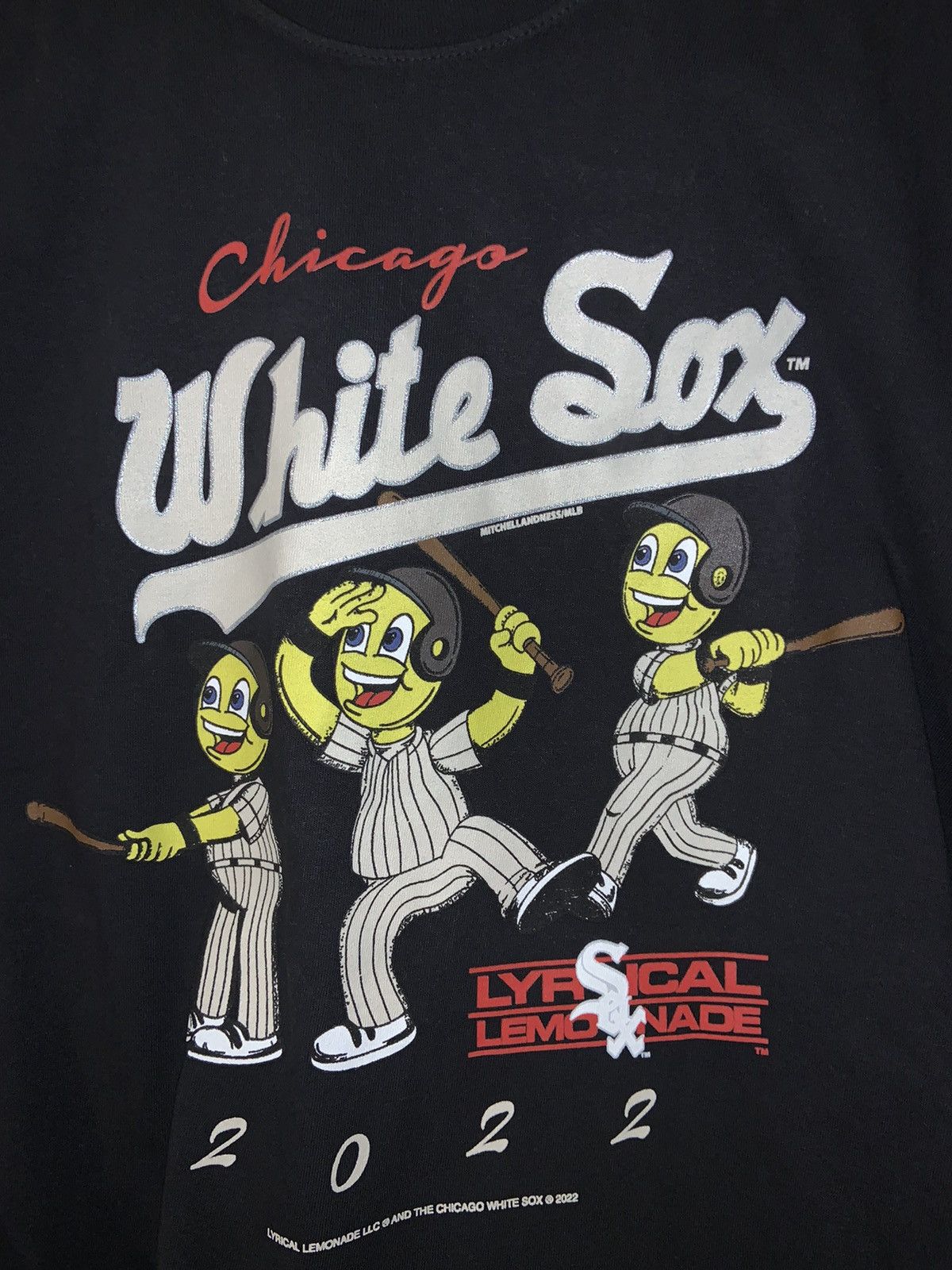 Lyrical Lemonade x Chicago White Sox Black Tee