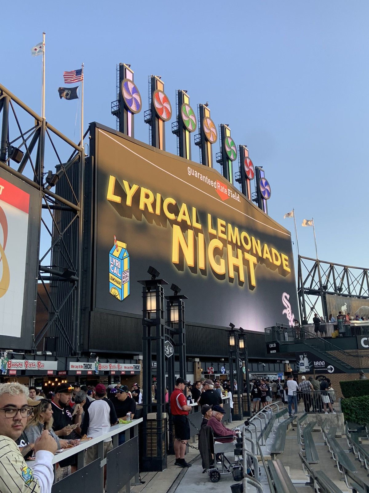 Lyrical Lemonade x Chicago White Sox Black Tee