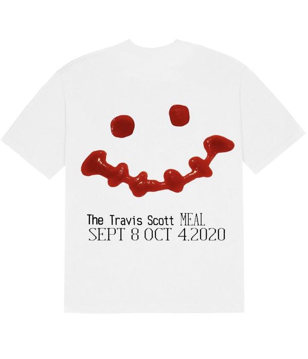 Travis Scott McDonald's x Cactus Jack x CPFM 4 CJ KETCHUP T-SHIRT