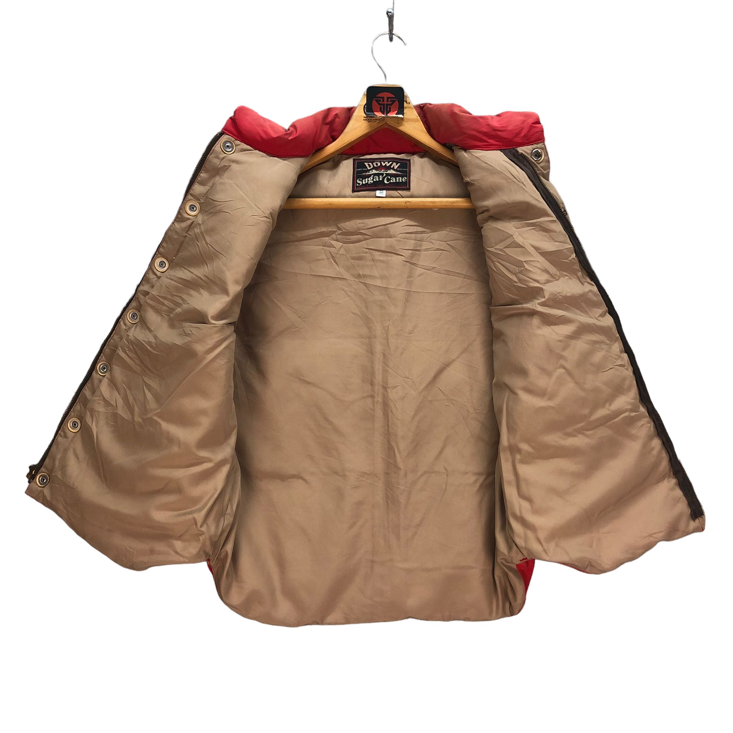 Sugar Cane VINTAGE SUGAR CANE LEATHER PART DOWN VEST #7276-124 Size US M / EU 48-50 / 2 - 8 Thumbnail
