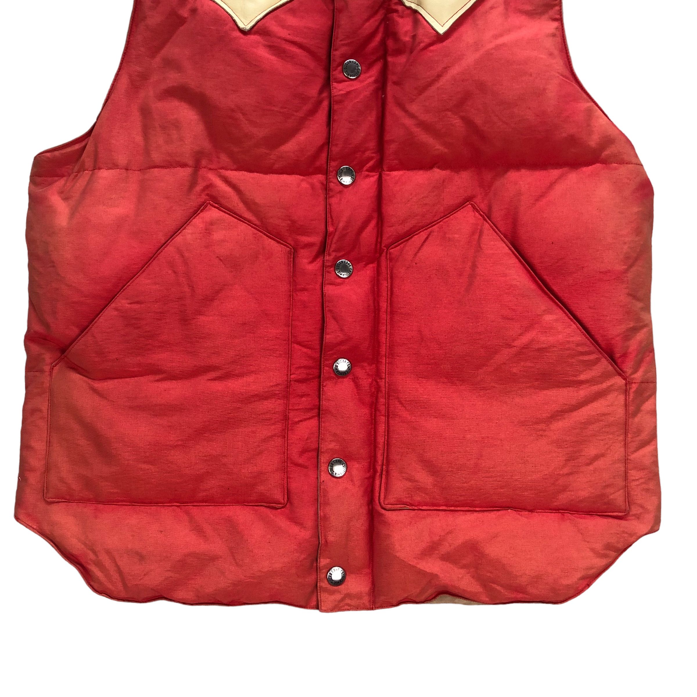 Sugar Cane VINTAGE SUGAR CANE LEATHER PART DOWN VEST #7276-124 Size US M / EU 48-50 / 2 - 4 Thumbnail