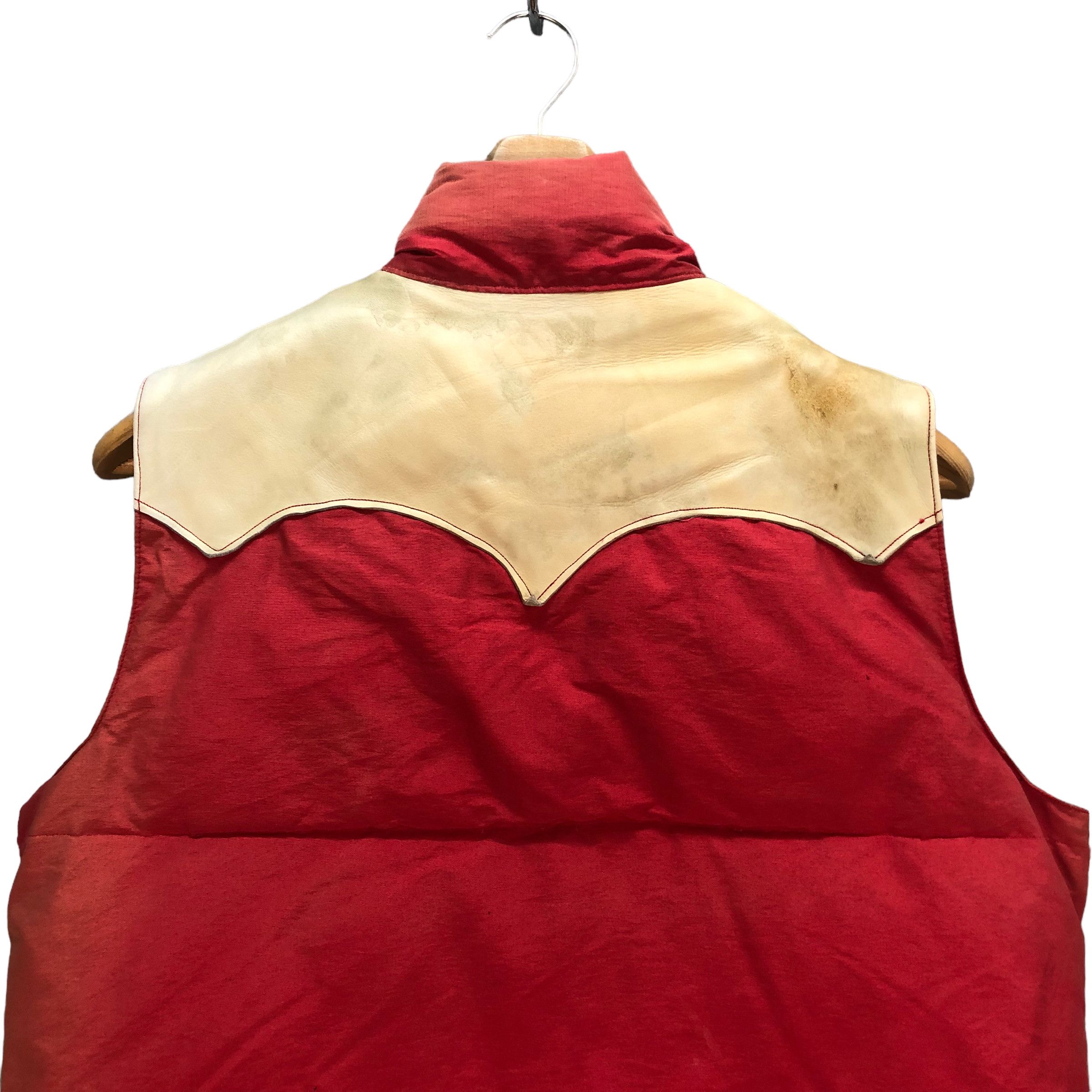 Sugar Cane VINTAGE SUGAR CANE LEATHER PART DOWN VEST #7276-124 Size US M / EU 48-50 / 2 - 13 Thumbnail