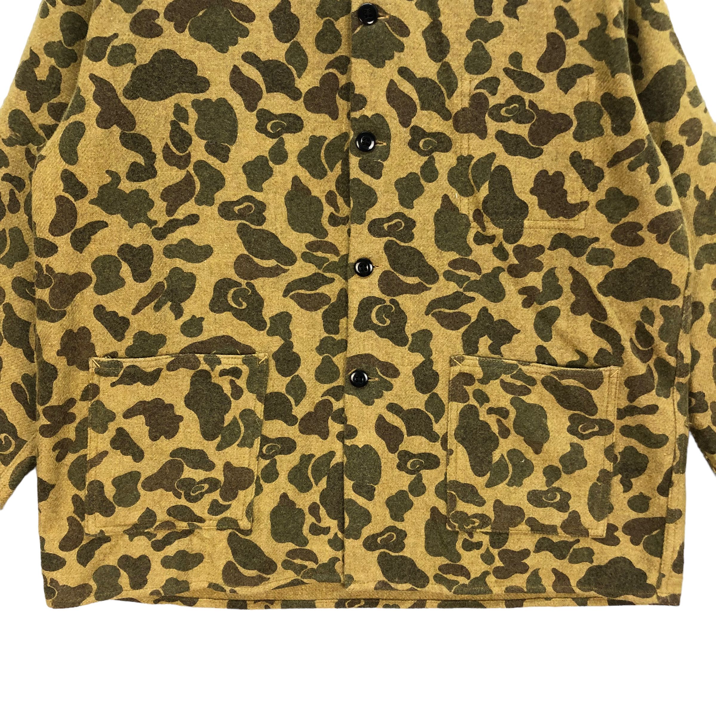 Japan Rags RAW TEX UNITED ARROWS CAMO HOODED JACKET #7270-123 Size US M / EU 48-50 / 2 - 3 Thumbnail
