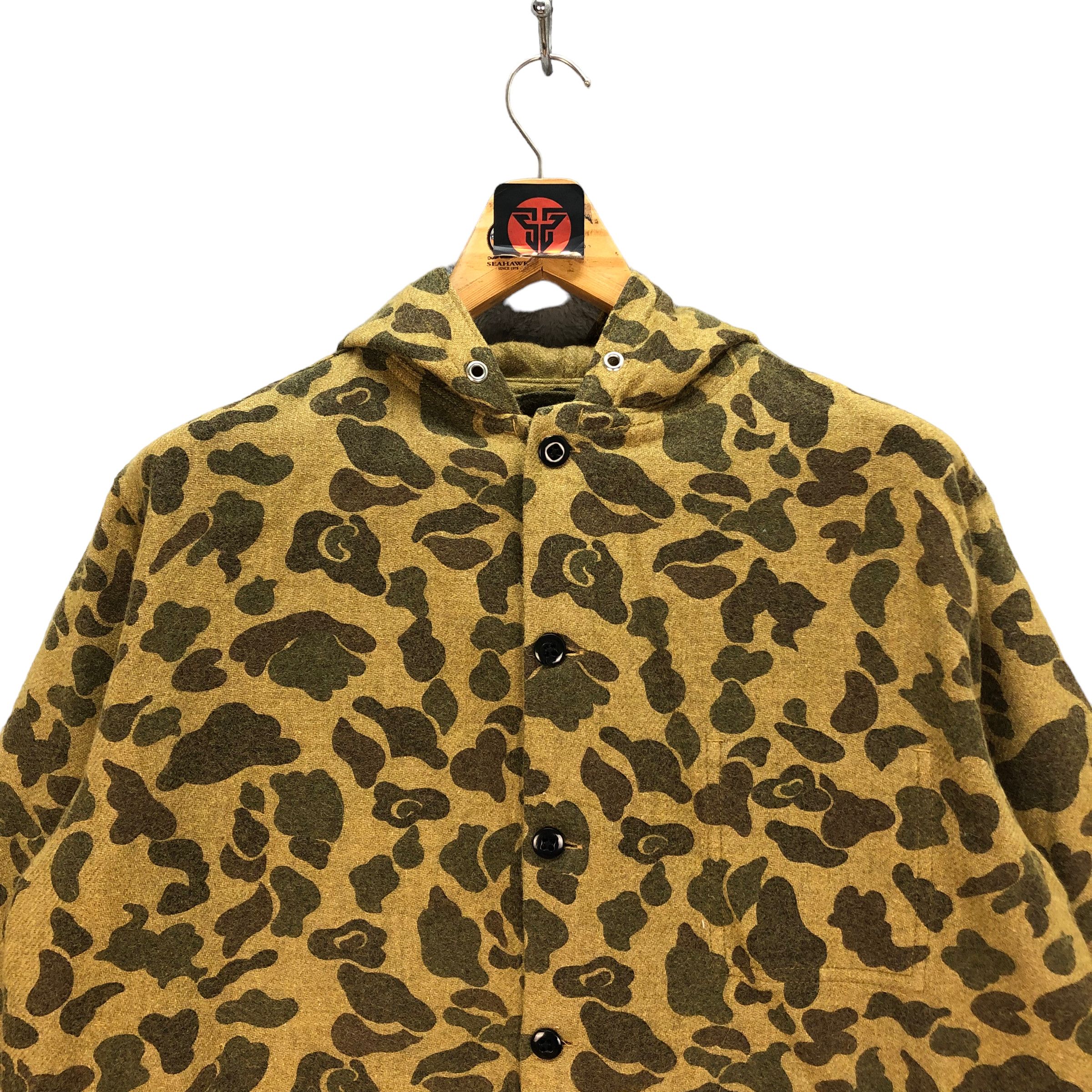 Japan Rags RAW TEX UNITED ARROWS CAMO HOODED JACKET #7270-123 Size US M / EU 48-50 / 2 - 2 Thumbnail