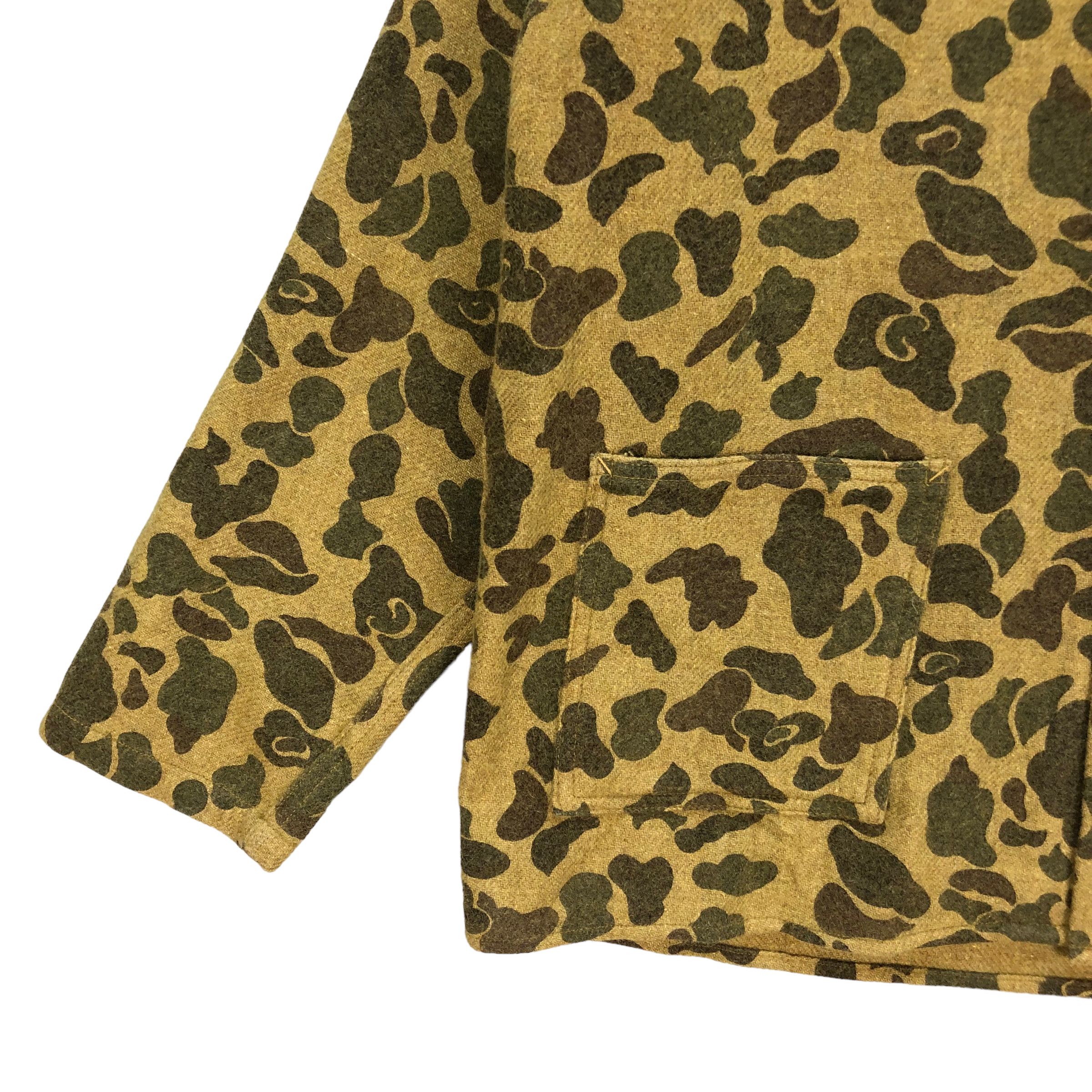 Japan Rags RAW TEX UNITED ARROWS CAMO HOODED JACKET #7270-123 Size US M / EU 48-50 / 2 - 4 Thumbnail