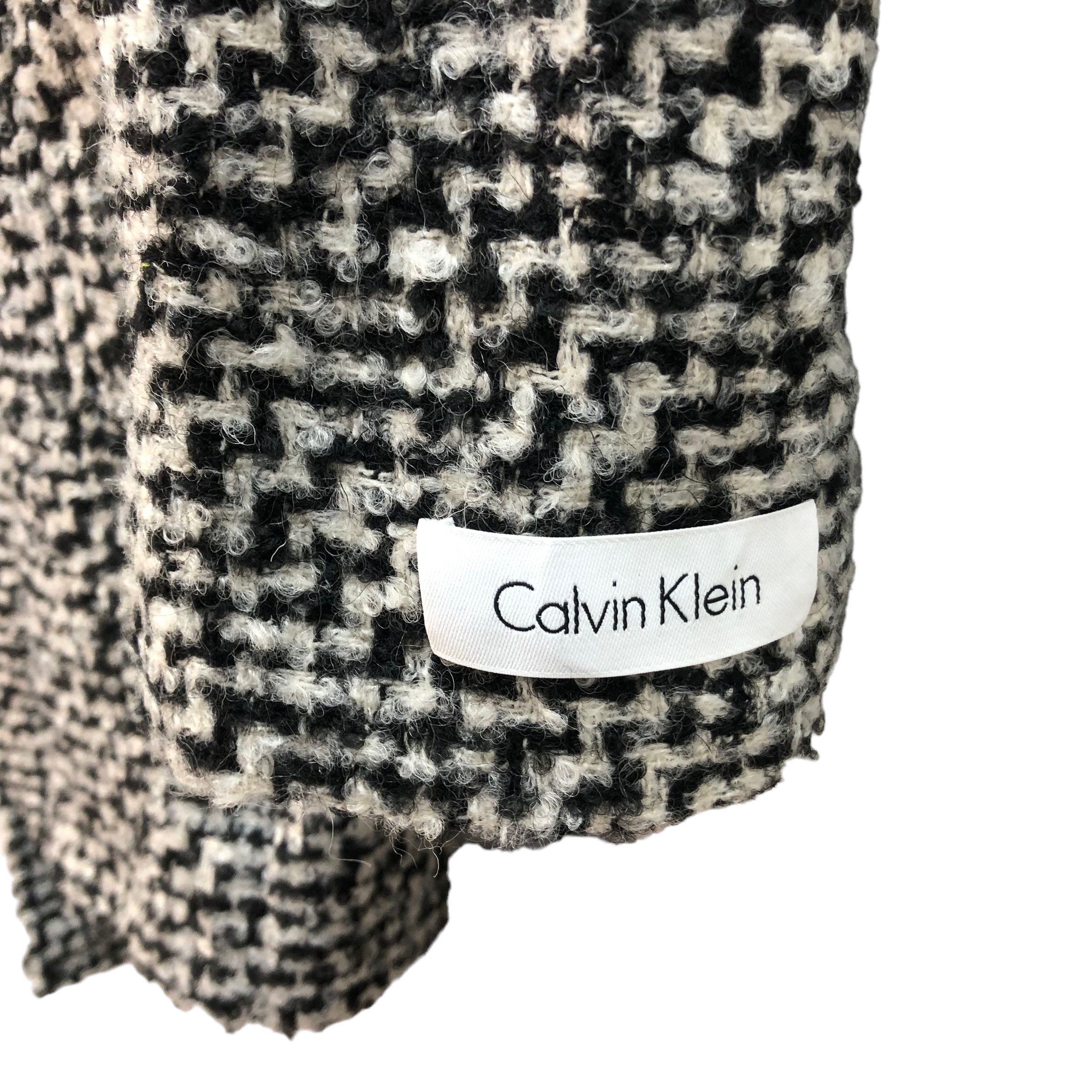 Calvin Klein CALVIN KLEIN BELTED DOUBLE BREASTED COAT #7265-123 Size M / US 6-8 / IT 42-44 - 6 Thumbnail