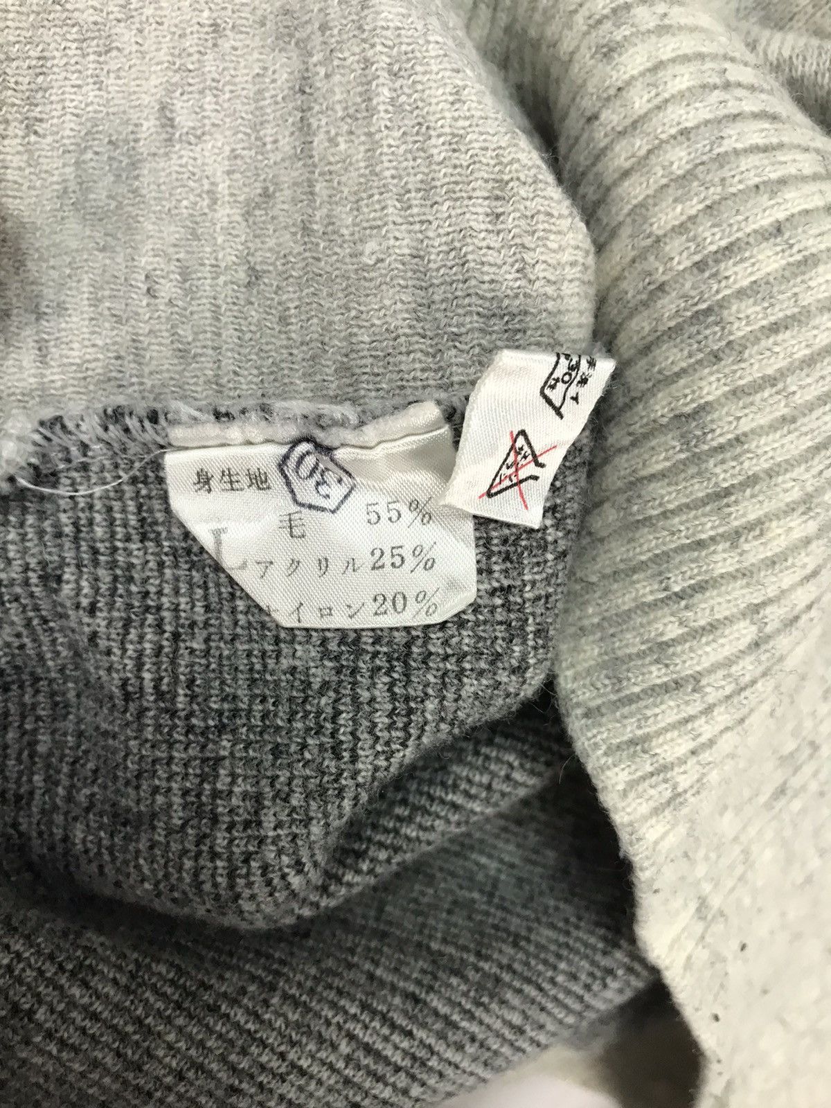 Japanese Brand × Vintage Vintage wool vneck sweatshirt by kosugi Size US M / EU 48-50 / 2 - 4 Thumbnail