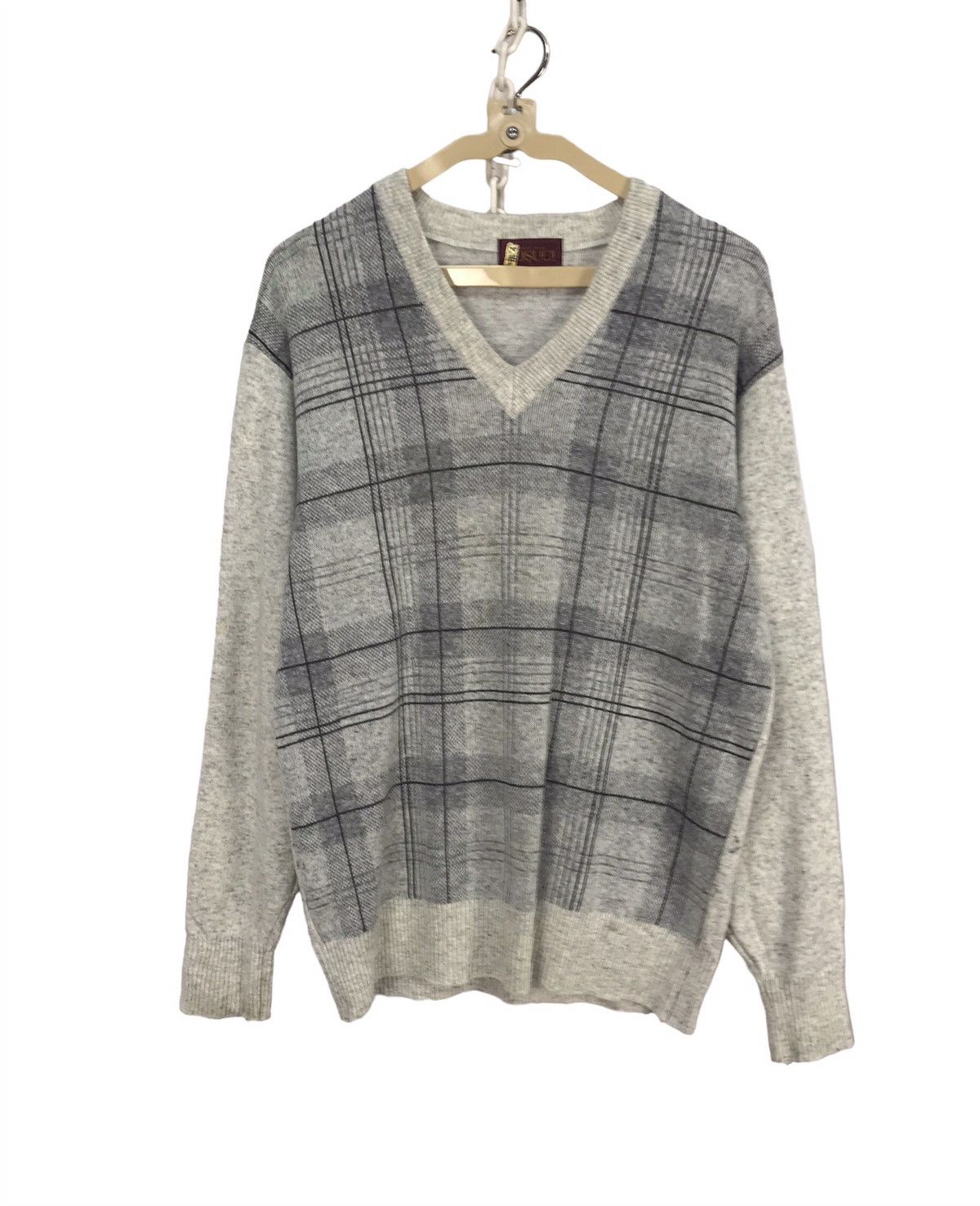 Japanese Brand × Vintage Vintage wool vneck sweatshirt by kosugi Size US M / EU 48-50 / 2 - 1 Thumbnail