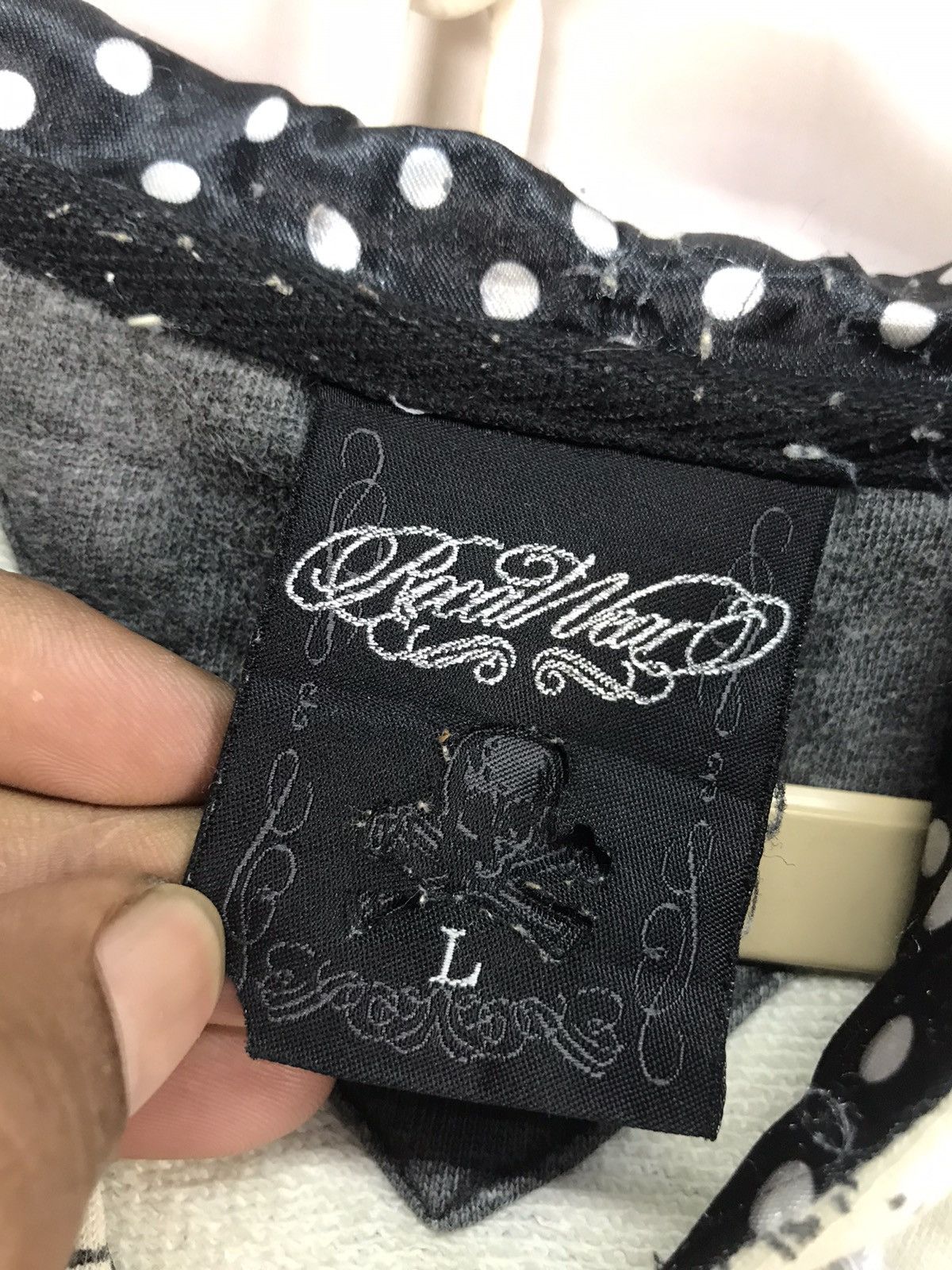 Japanese Brand × Other × Vintage Skull fullprint distressed zipper hoodie Size US L / EU 52-54 / 3 - 3 Thumbnail