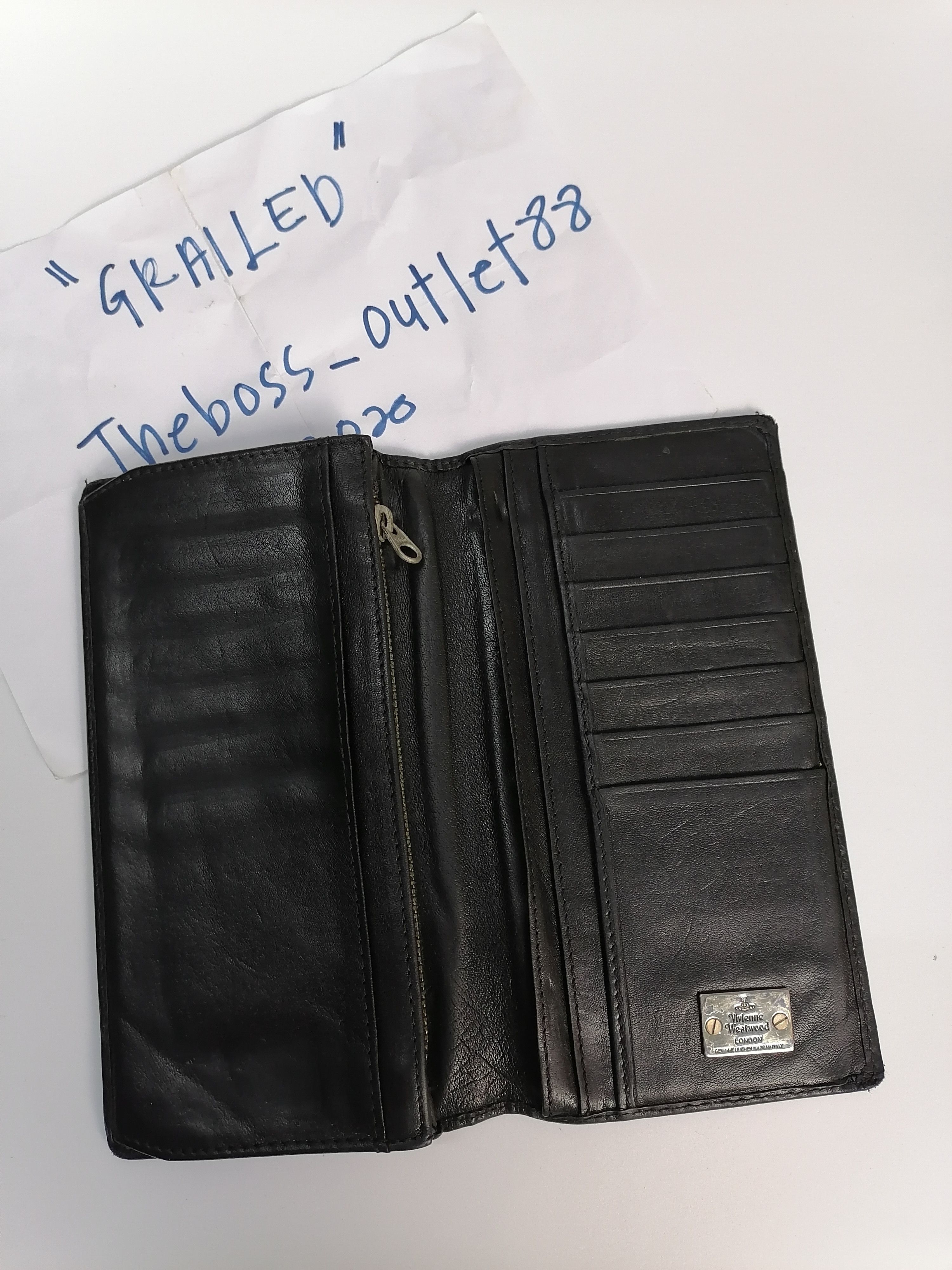 Vivienne Westwood Vivienne Westwood Embossed Logo Leather Long Wallet Size ONE SIZE - 4 Thumbnail
