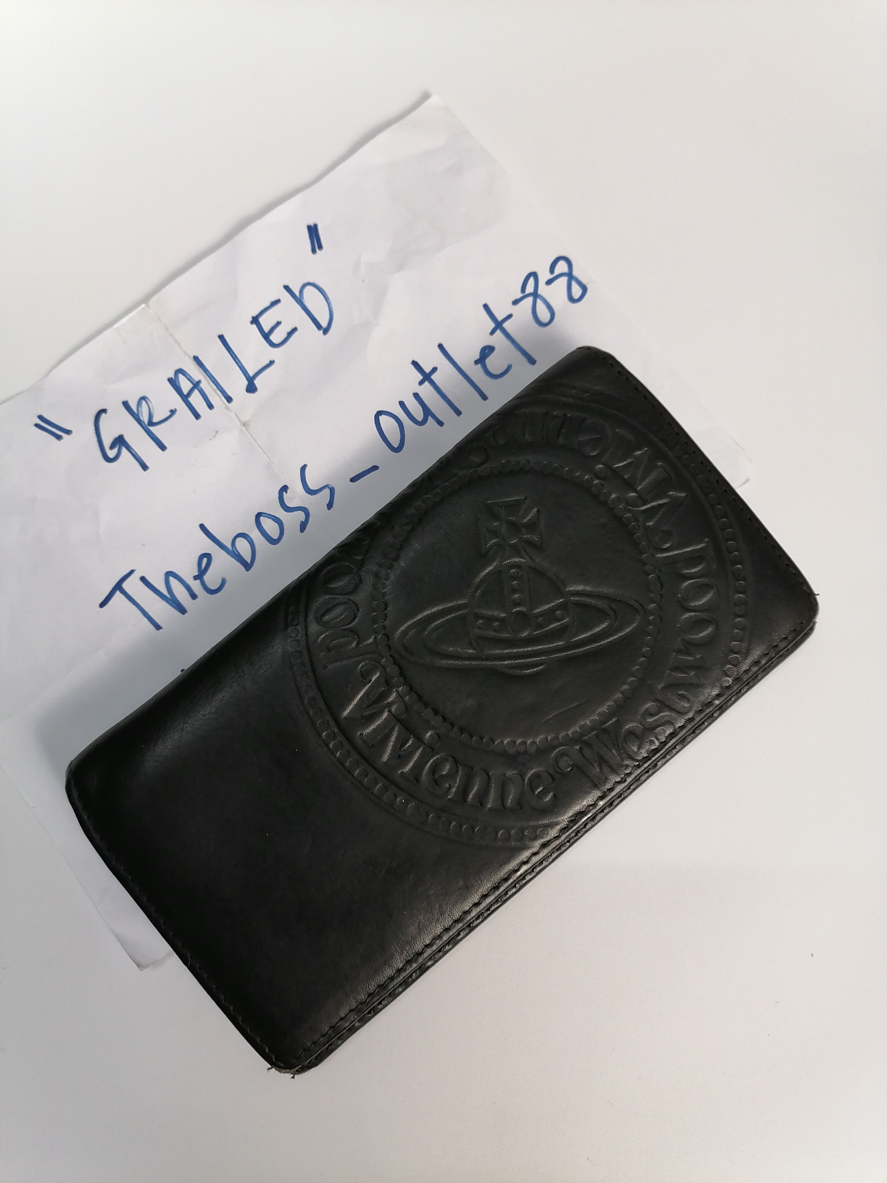 Vivienne Westwood Vivienne Westwood Embossed Logo Leather Long Wallet Size ONE SIZE - 3 Thumbnail