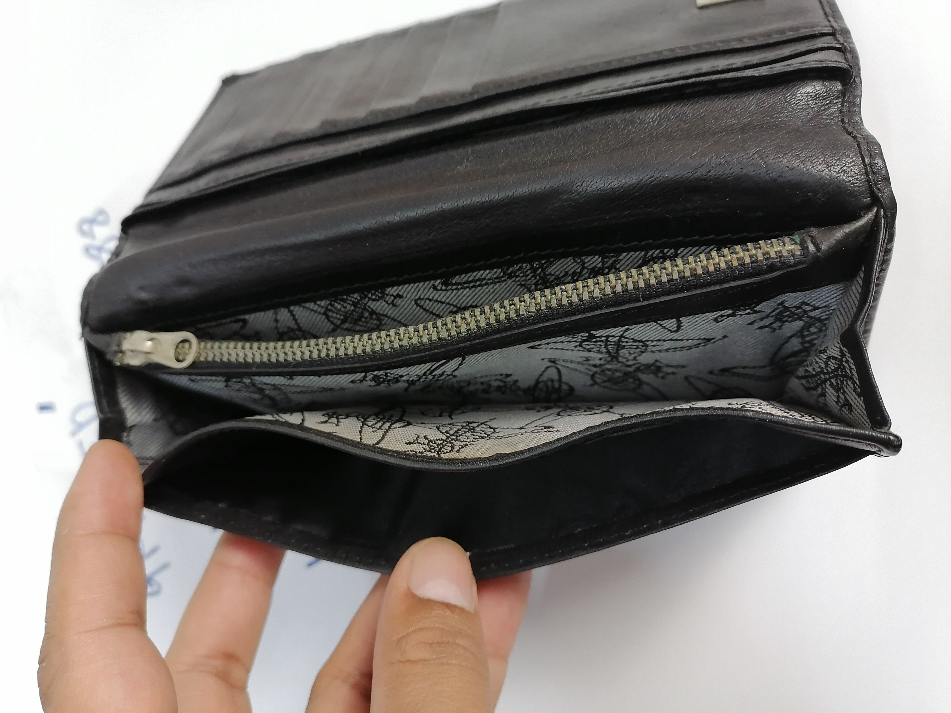 Vivienne Westwood Vivienne Westwood Embossed Logo Leather Long Wallet Size ONE SIZE - 6 Thumbnail