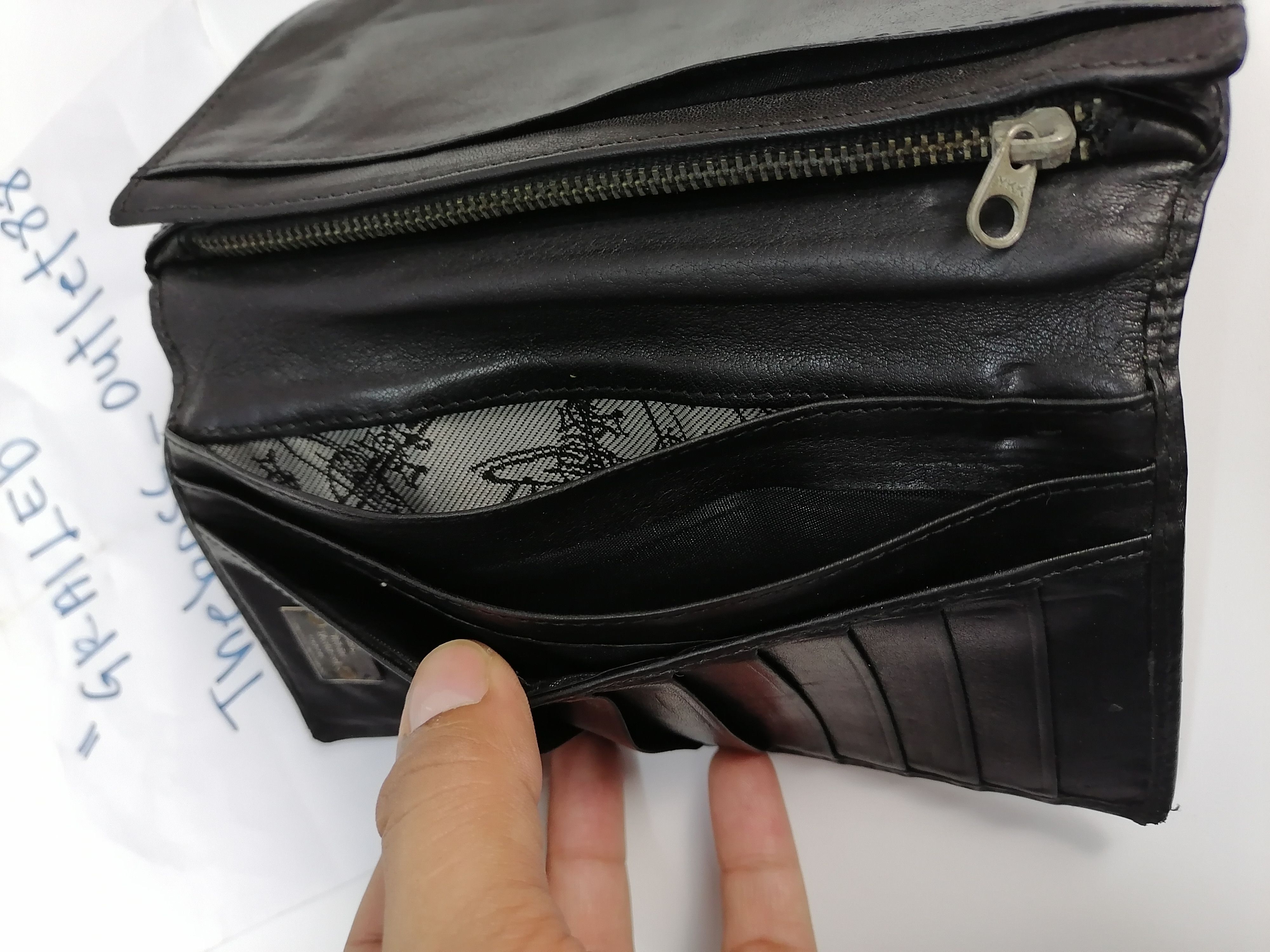 Vivienne Westwood Vivienne Westwood Embossed Logo Leather Long Wallet Size ONE SIZE - 7 Thumbnail