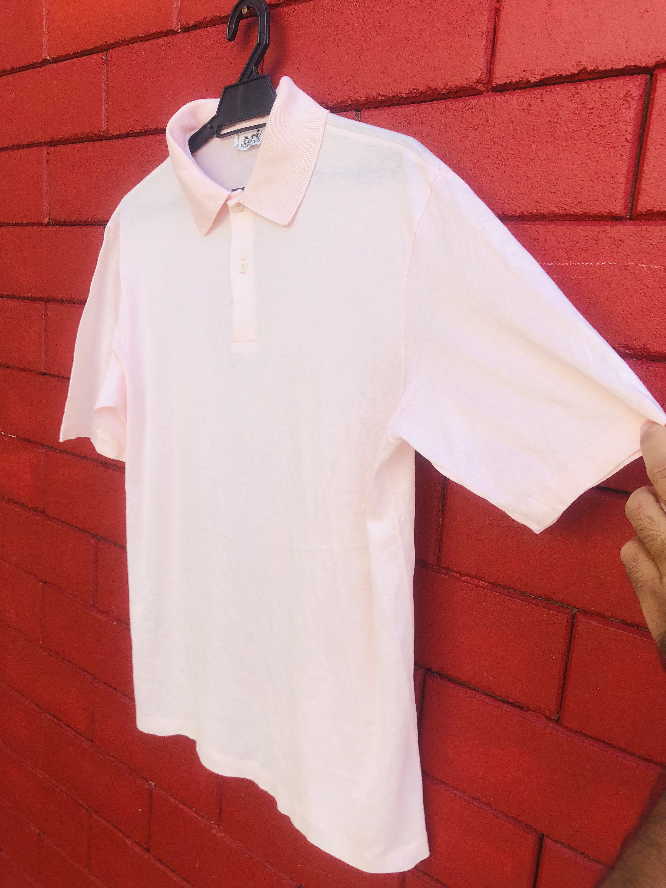 Hermes × Vintage Vintage Hermes Designer Fashion Style Pink Colour Shirt Size US M / EU 48-50 / 2 - 4 Thumbnail