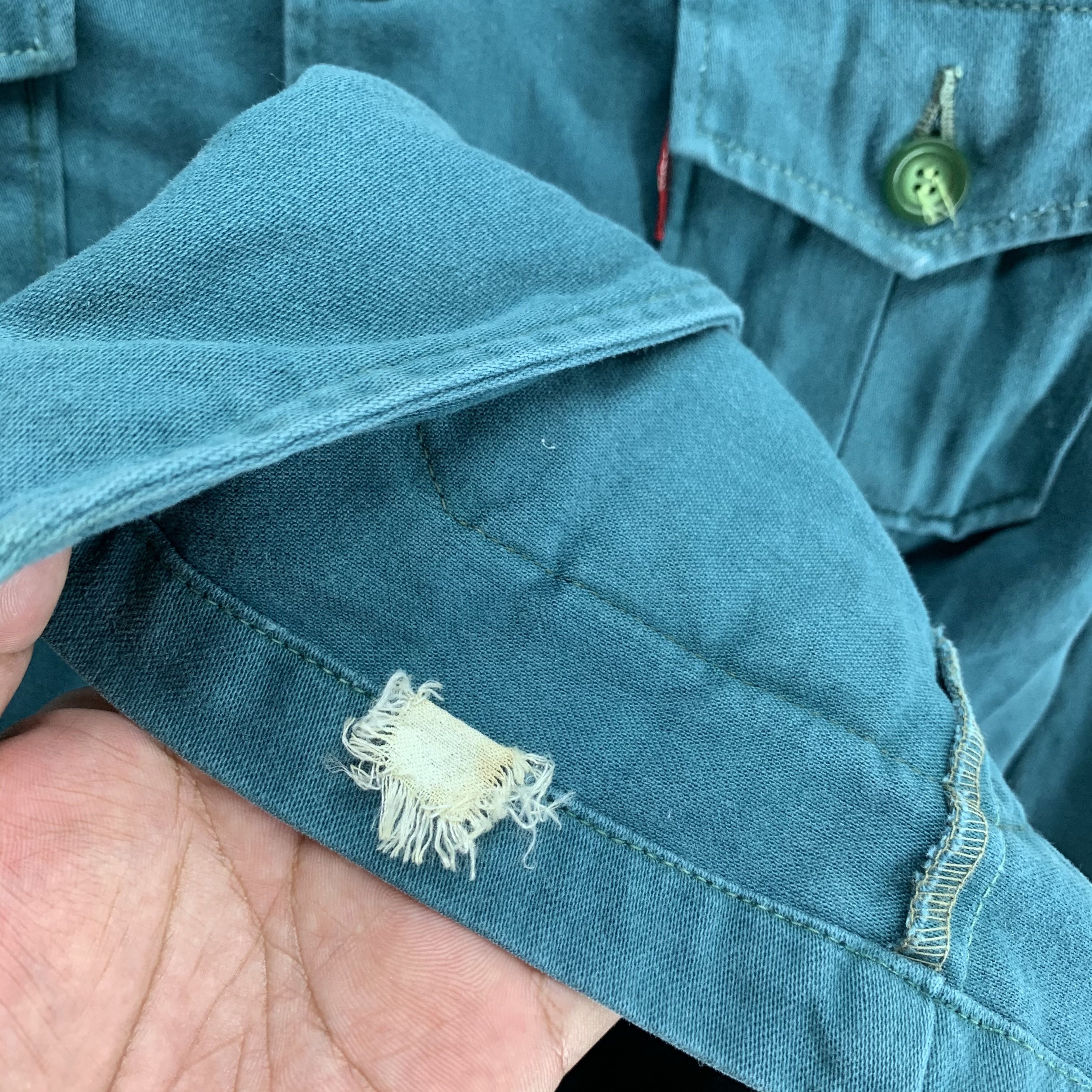 Johnbull Vintage John Bull Green Chore Jacket #3236-45 Size US XS / EU 42 / 0 - 7 Thumbnail