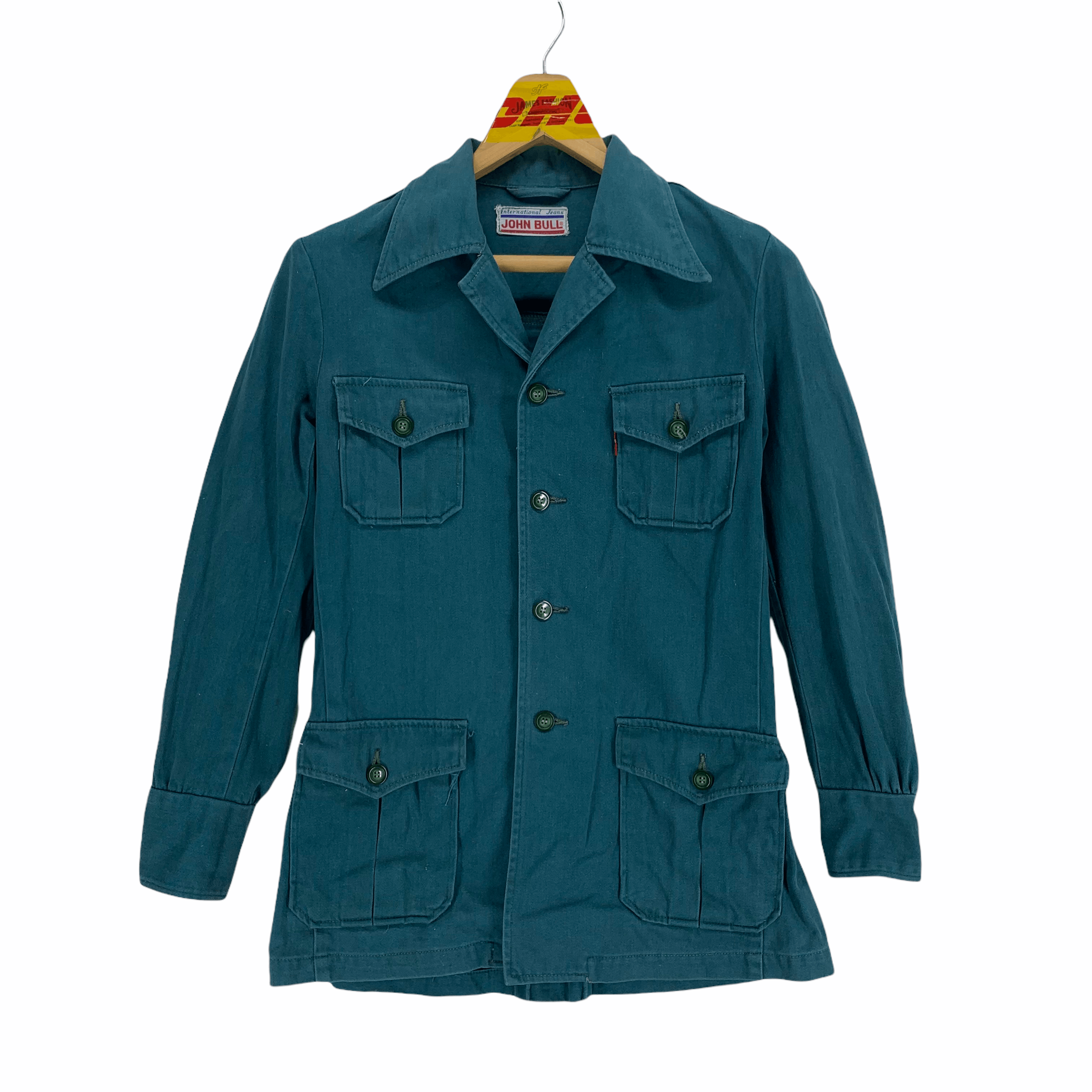Johnbull Vintage John Bull Green Chore Jacket #3236-45 Size US XS / EU 42 / 0 - 1 Thumbnail