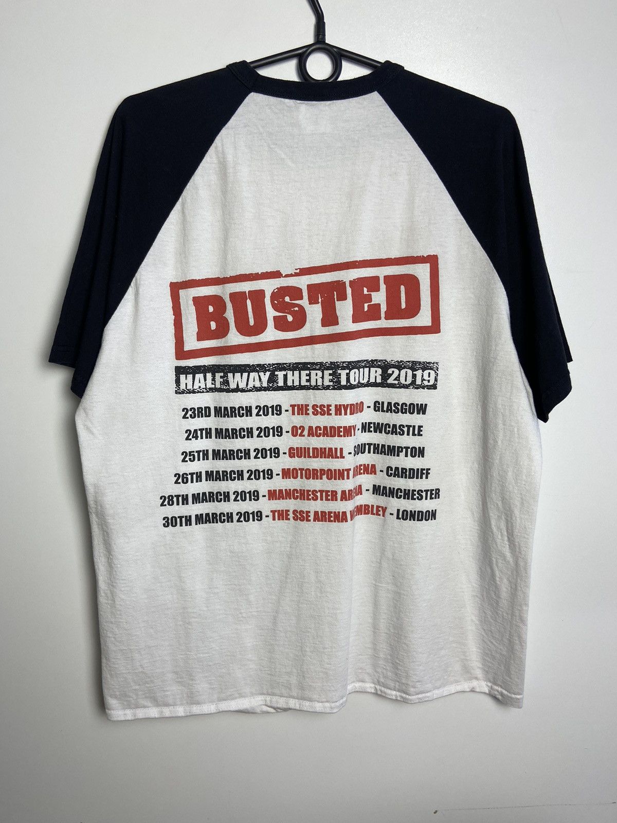 Band Tees Vintage Busted Half Way There Tour 2019 T-Shirt XL Size Size US XL / EU 56 / 4 - 2 Thumbnail