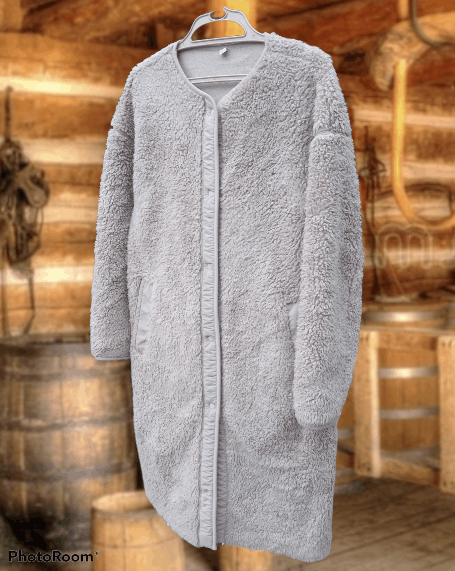 Japanese Brand UNIQLO DEEP PILE FLEECE LONG COAT Size M / US 6-8 / IT 42-44 - 2 Thumbnail