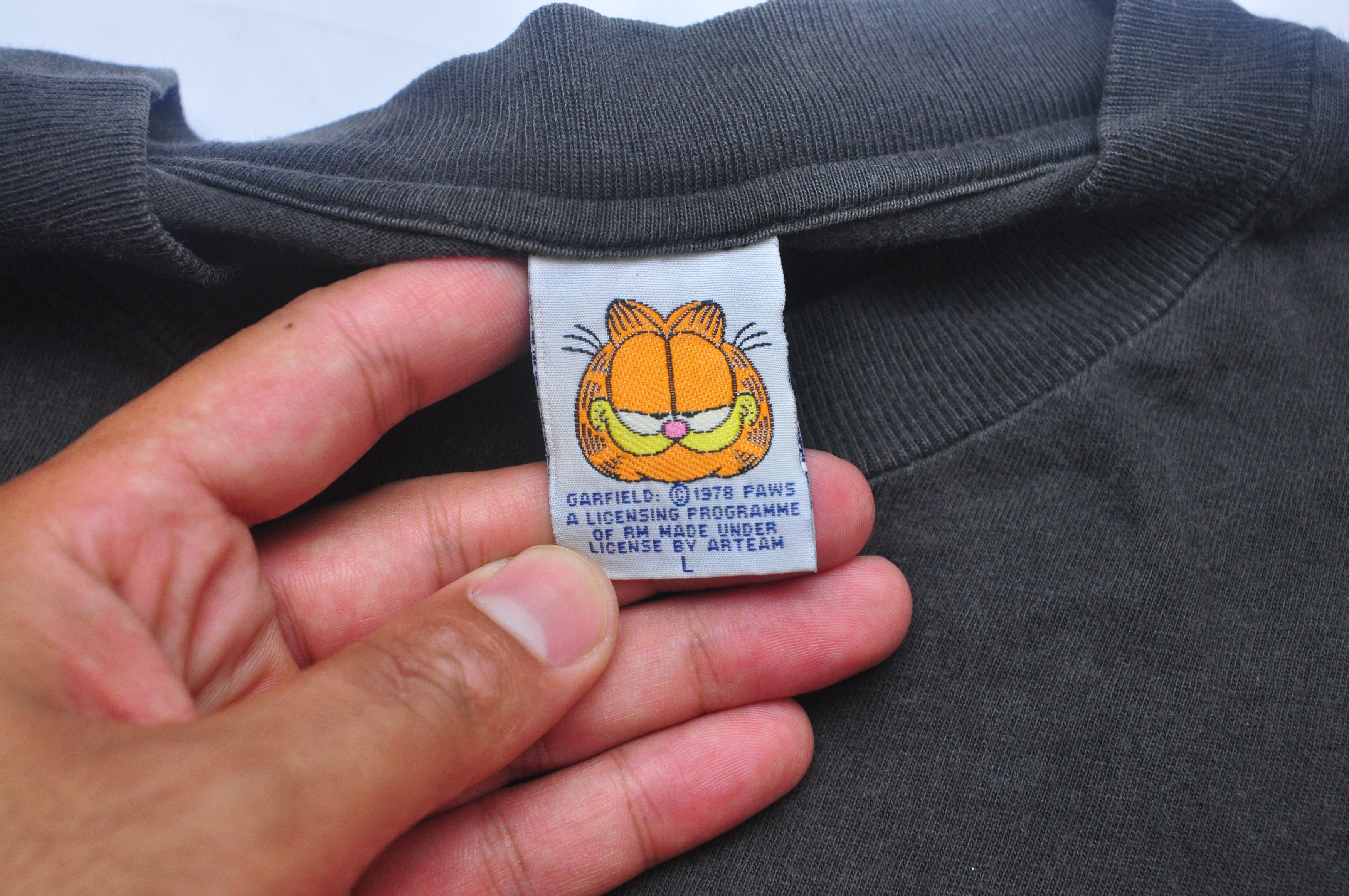 Designer × Japanese Brand × Vintage Vintage Garfeild Cartoon Series Big Logo Travis Scott Style Size US L / EU 52-54 / 3 - 6 Thumbnail