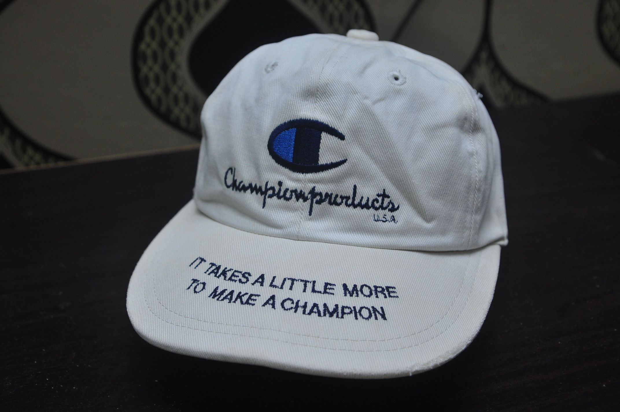 Champion × Designer × Japanese Brand Vintage Champion Product Cap Travis Scott Fashion Style Size ONE SIZE - 1 Thumbnail