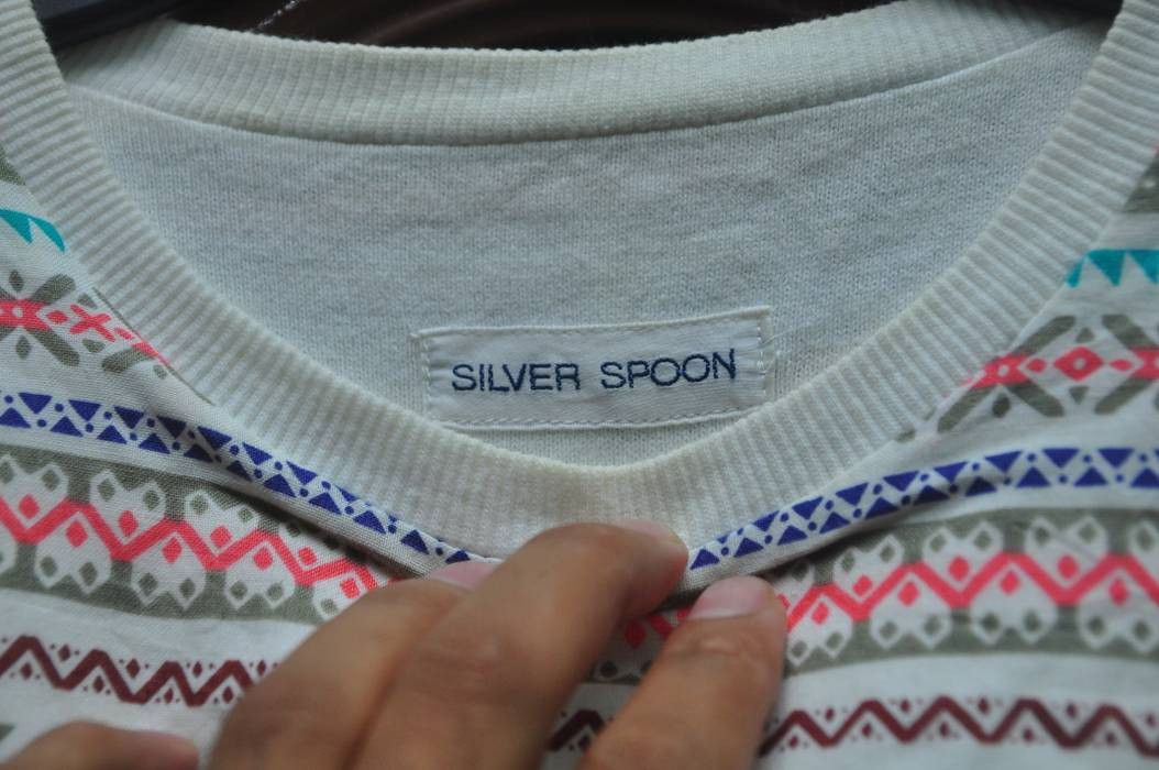 Designer × Japanese Brand Vintage Silver Spoon Travis Scott Fashion Style Sweatshirt Size US L / EU 52-54 / 3 - 4 Thumbnail