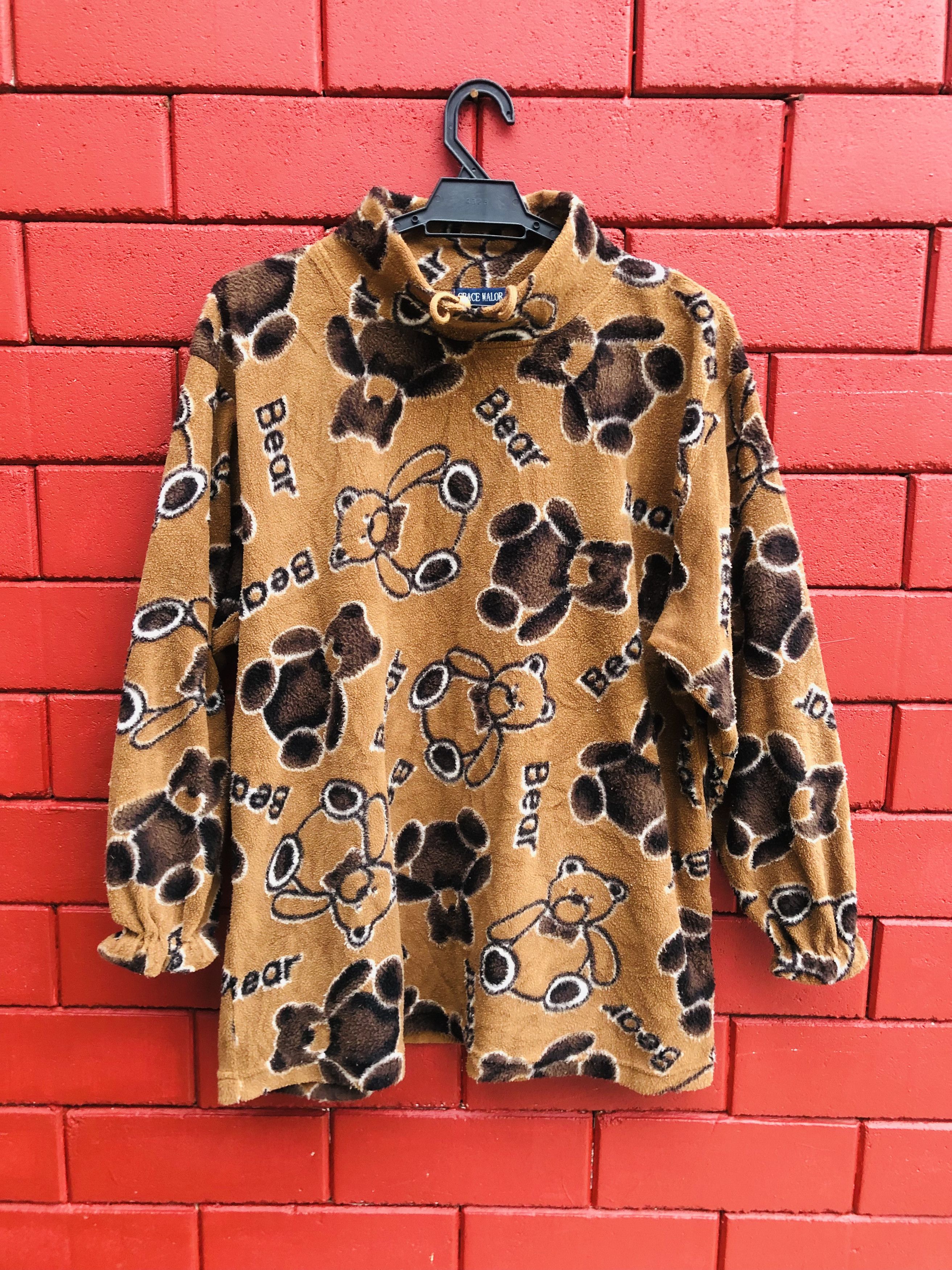 Vintage Grace Malor Bear Fashion Style Long Sleeve