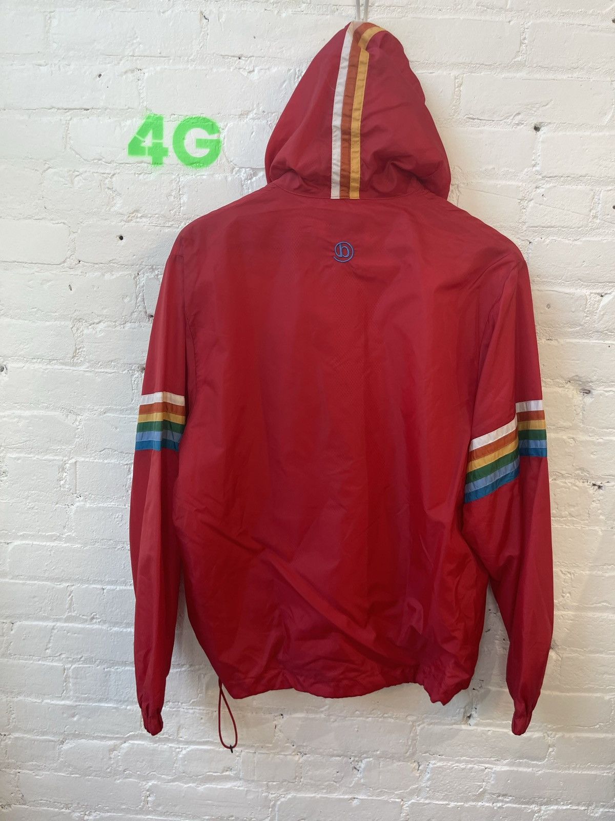 Vintage 90s BITCH SKATEBOARD BRAND New NYLON Red Jacket Windbreaker Size US M / EU 48-50 / 2 - 10 Thumbnail