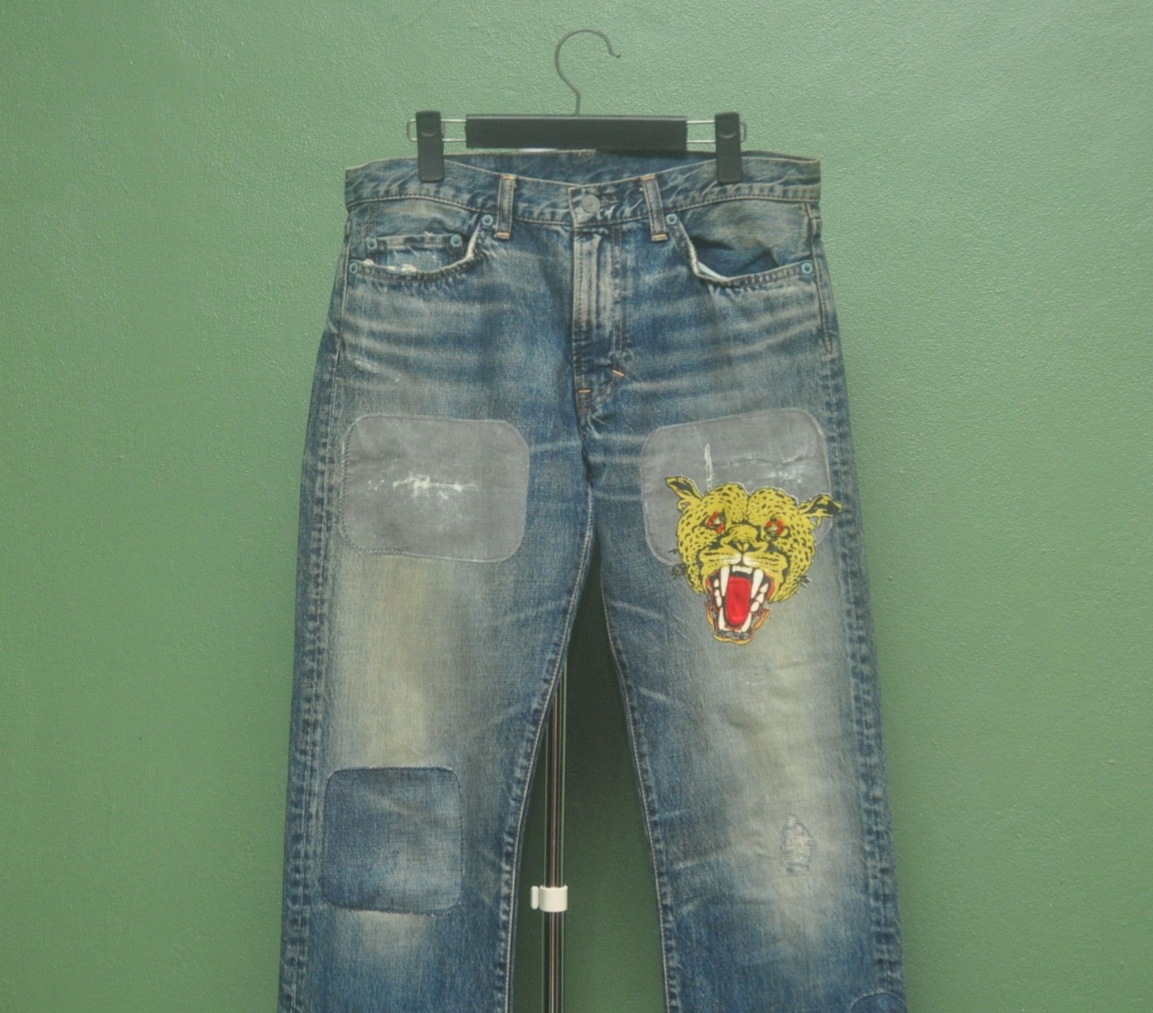 Japanese Brand × Vintage Vintage RNA Slang Distressed Denim travis Scott Style Size US 33 - 4 Thumbnail