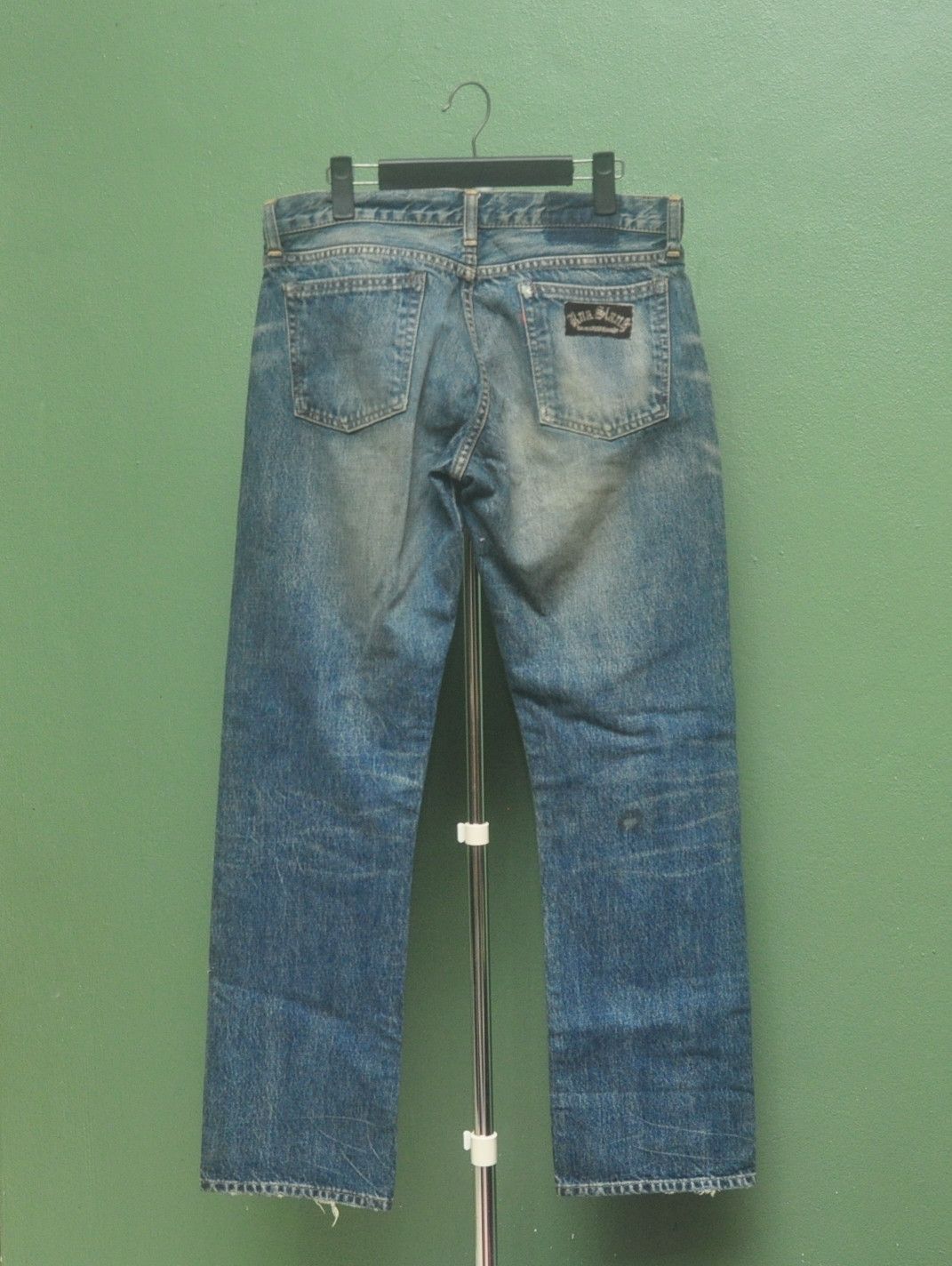 Japanese Brand × Vintage Vintage RNA Slang Distressed Denim travis Scott Style Size US 33 - 2 Thumbnail