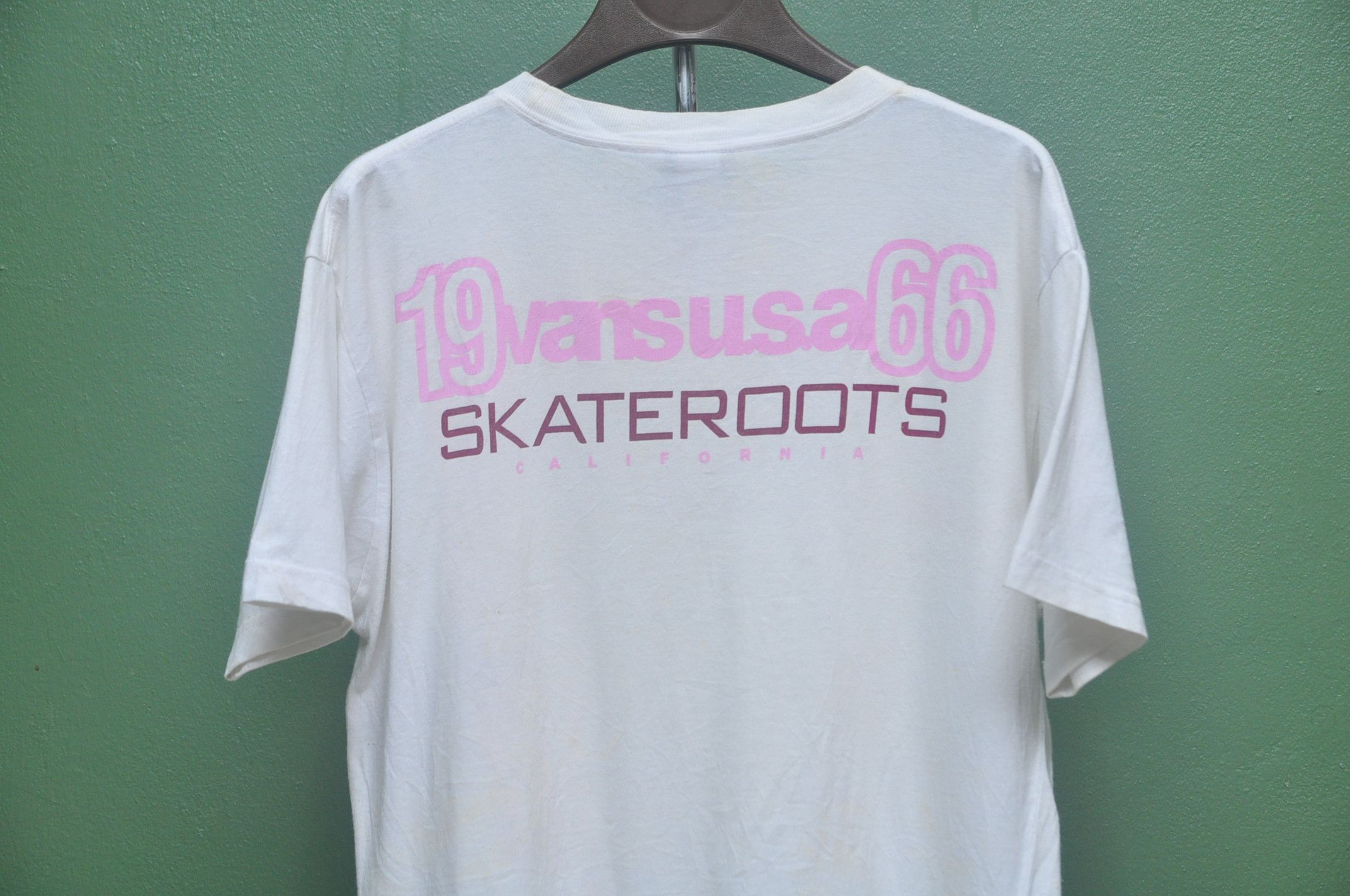 Japanese Brand × Vintage Vintage Vans Skateboard skateroots California White Shirt Size US L / EU 52-54 / 3 - 4 Thumbnail
