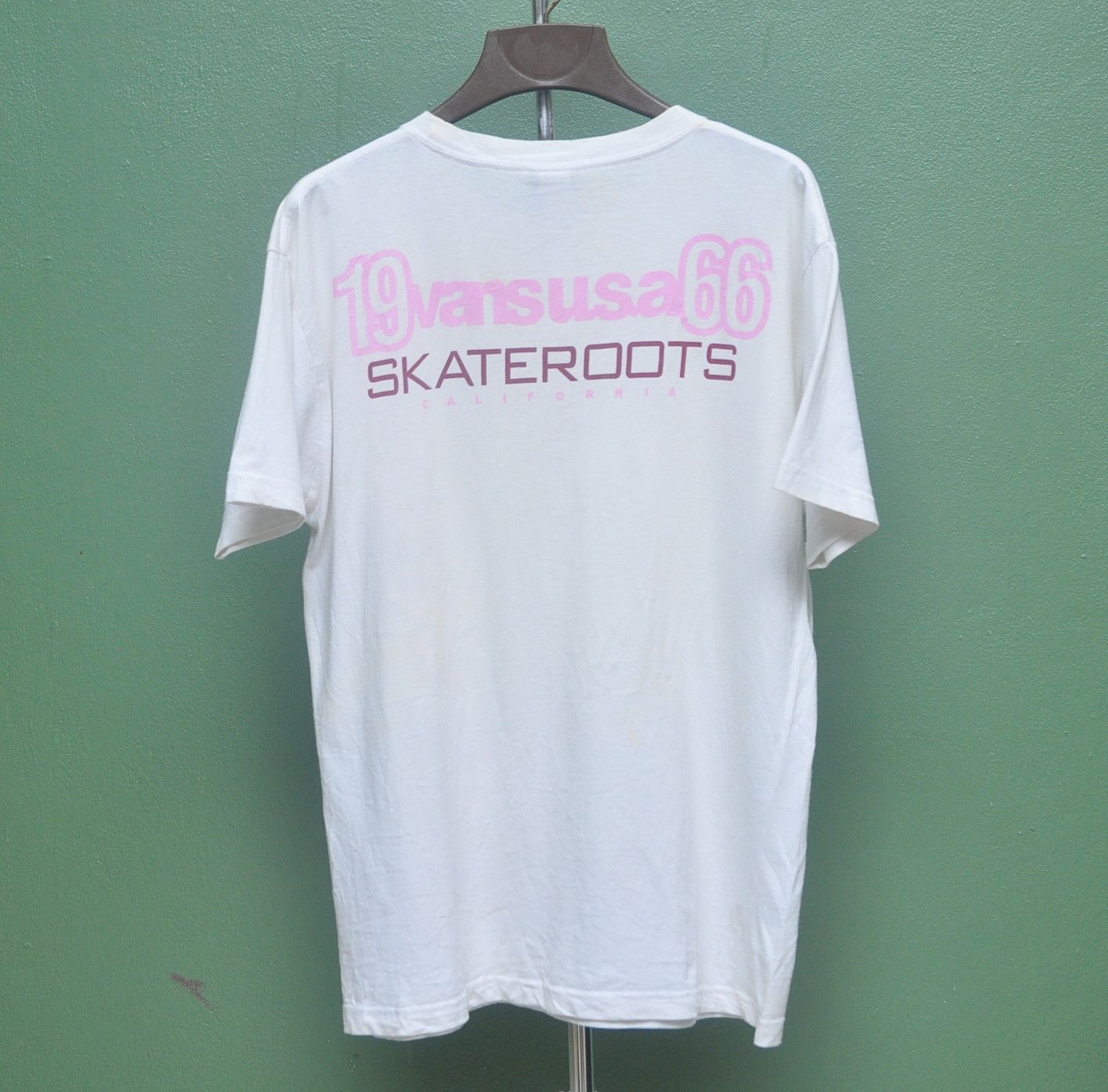 Japanese Brand × Vintage Vintage Vans Skateboard skateroots California White Shirt Size US L / EU 52-54 / 3 - 2 Thumbnail