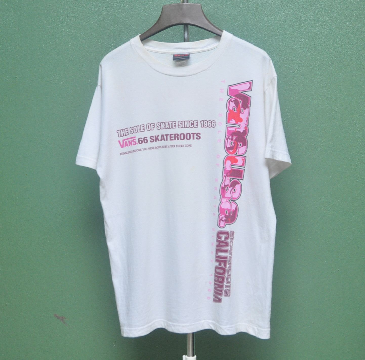 Japanese Brand × Vintage Vintage Vans Skateboard skateroots California White Shirt Size US L / EU 52-54 / 3 - 1 Thumbnail