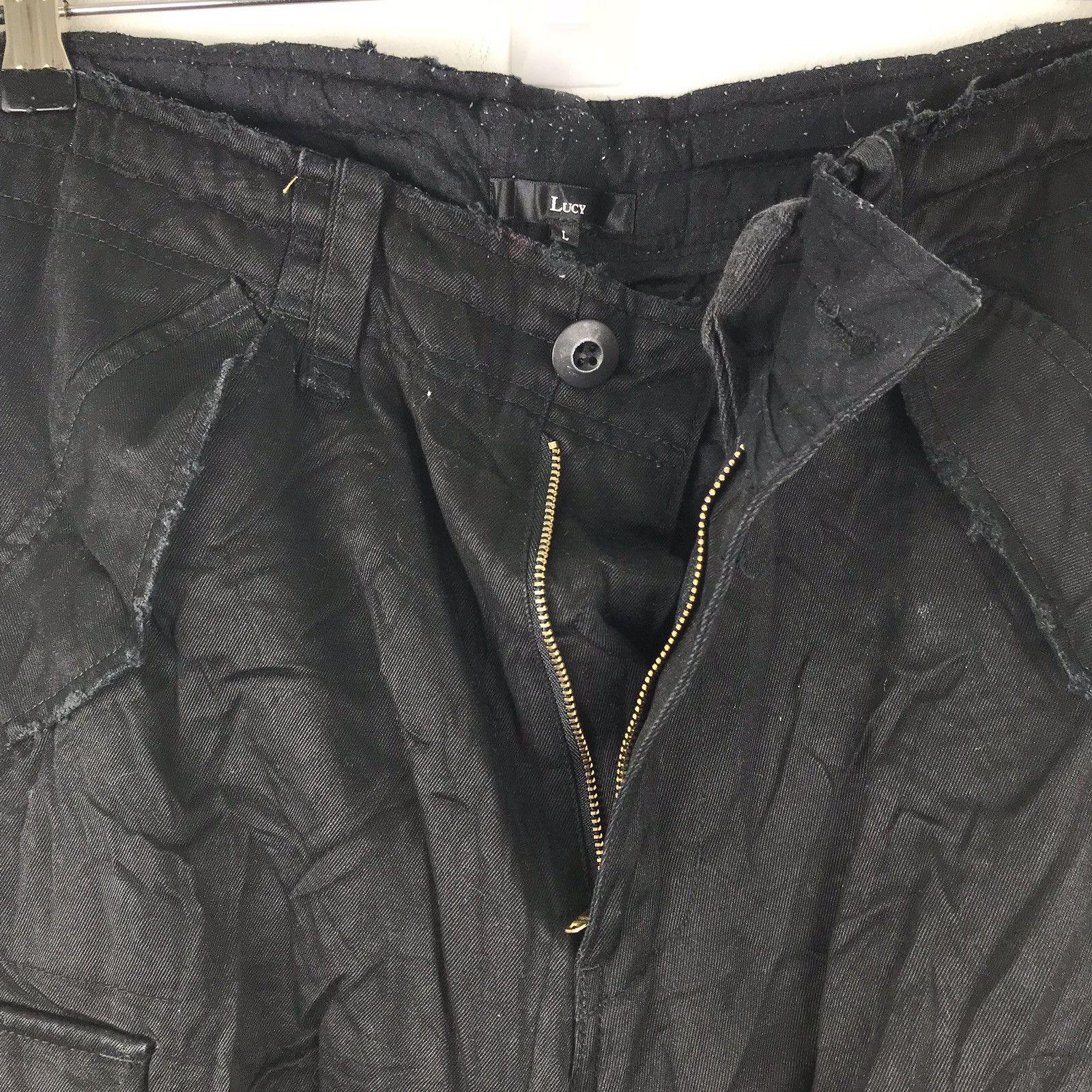 Japanese Brand × Vintage X112 VTG LUCY TACTICAL BONDAGE SKATE CARGO PANTS Size US 34 / EU 50 - 6 Thumbnail