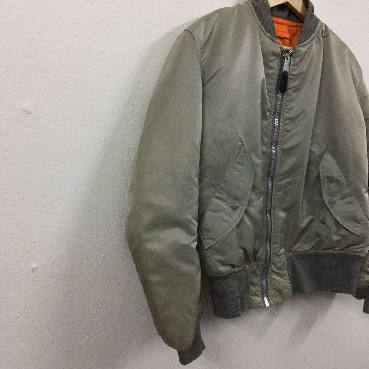 Alpha Industries × Vintage Vintage Alpha Industries Flight Bomber Jacket Size US M / EU 48-50 / 2 - 9 Thumbnail